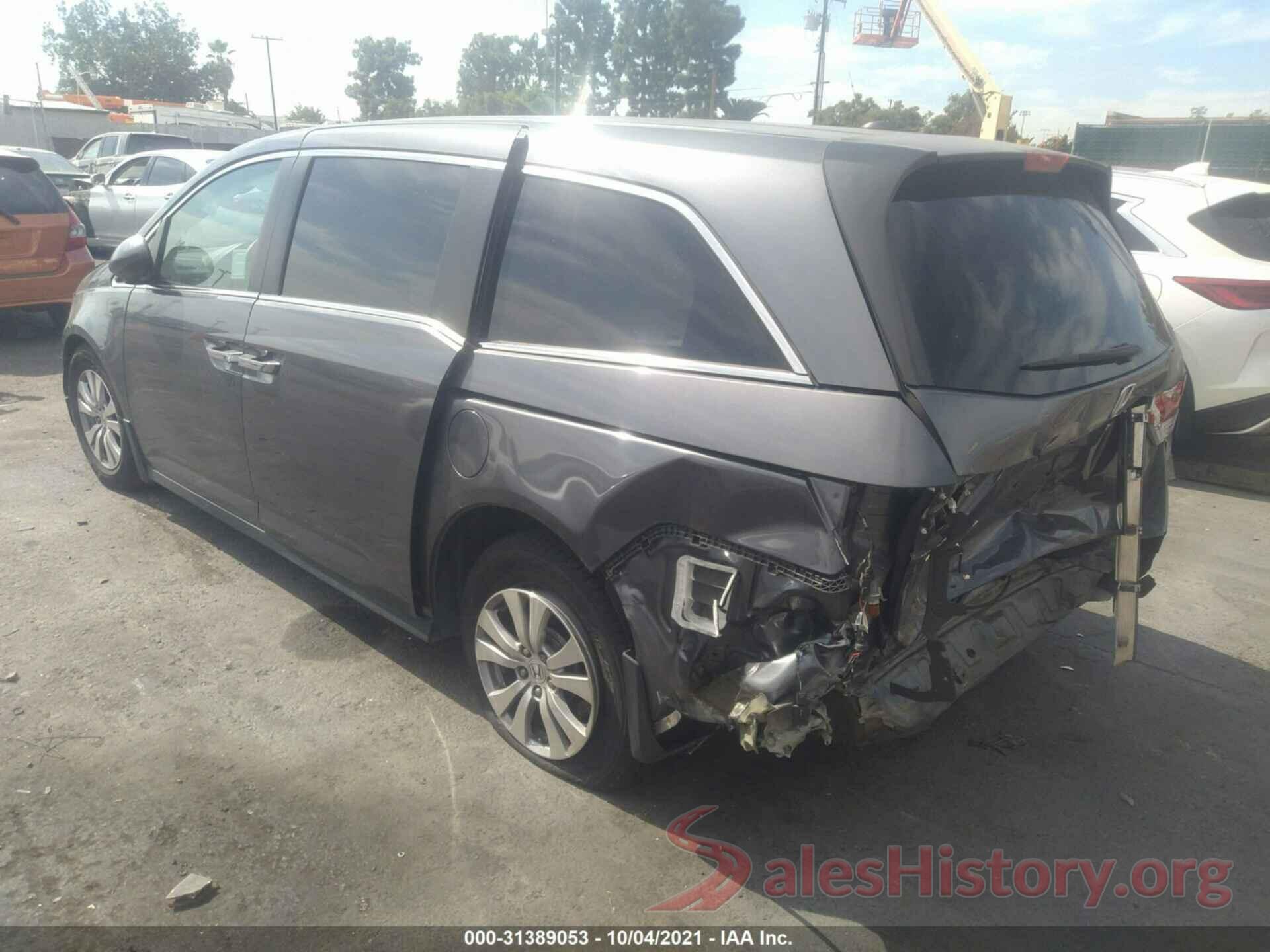 5FNRL5H68HB002595 2017 HONDA ODYSSEY