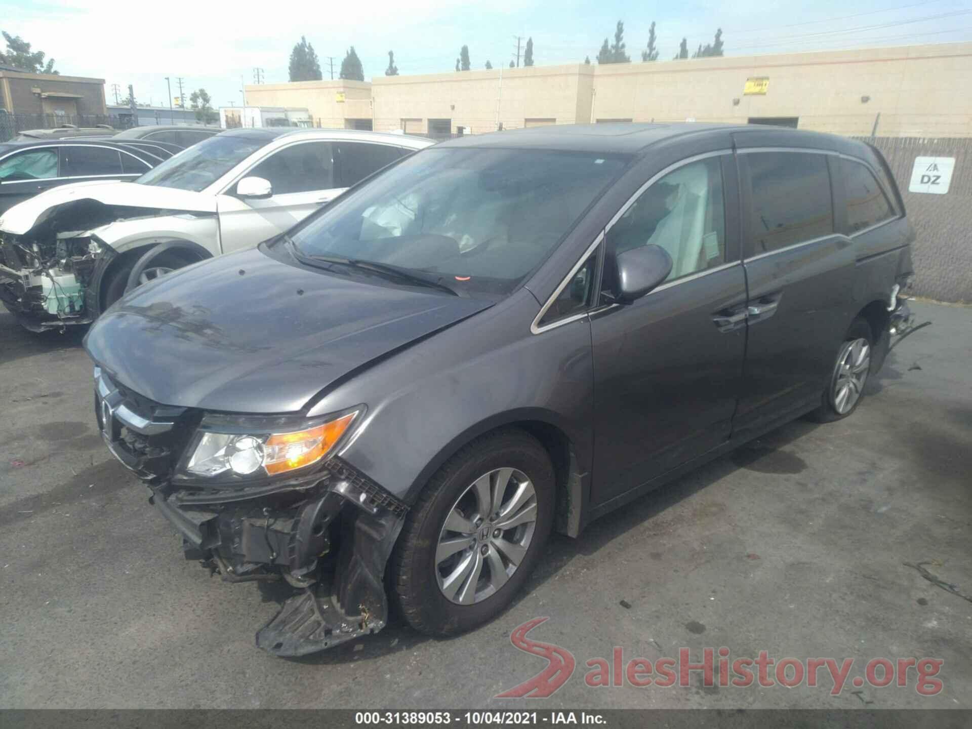 5FNRL5H68HB002595 2017 HONDA ODYSSEY