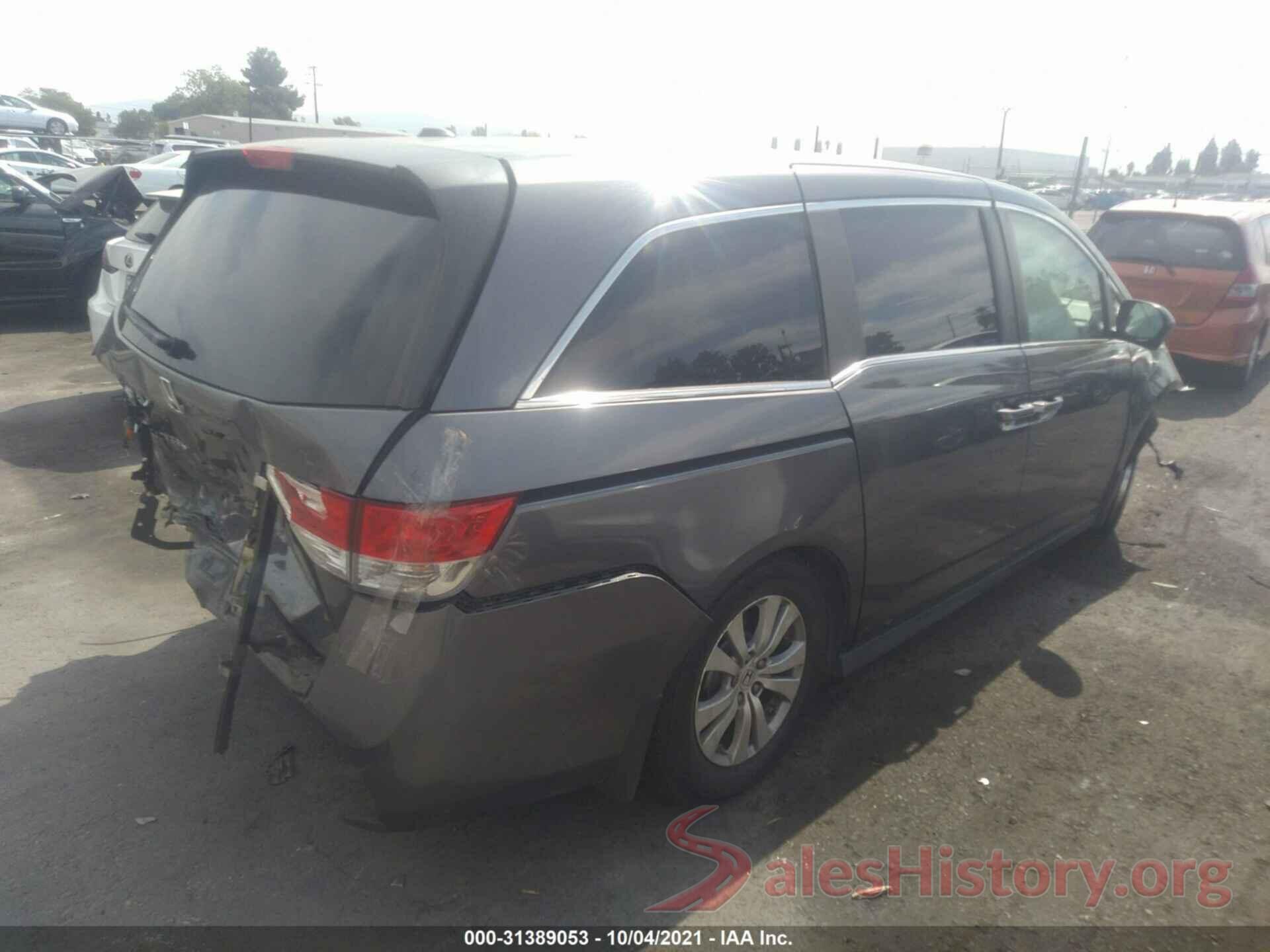 5FNRL5H68HB002595 2017 HONDA ODYSSEY