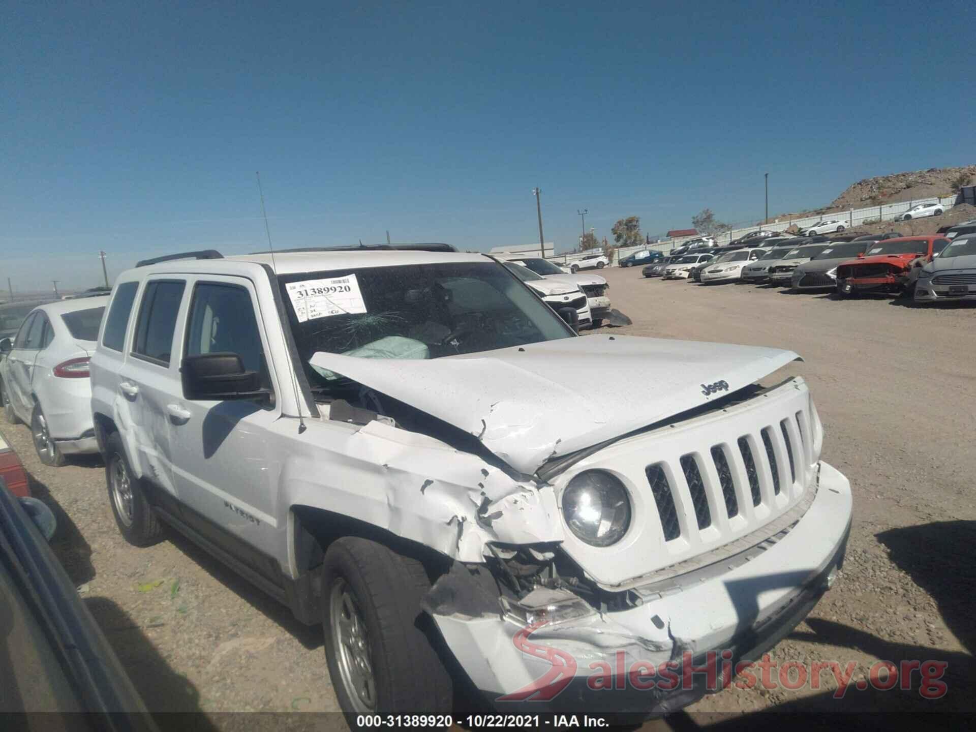 1C4NJPBBXGD655649 2016 JEEP PATRIOT