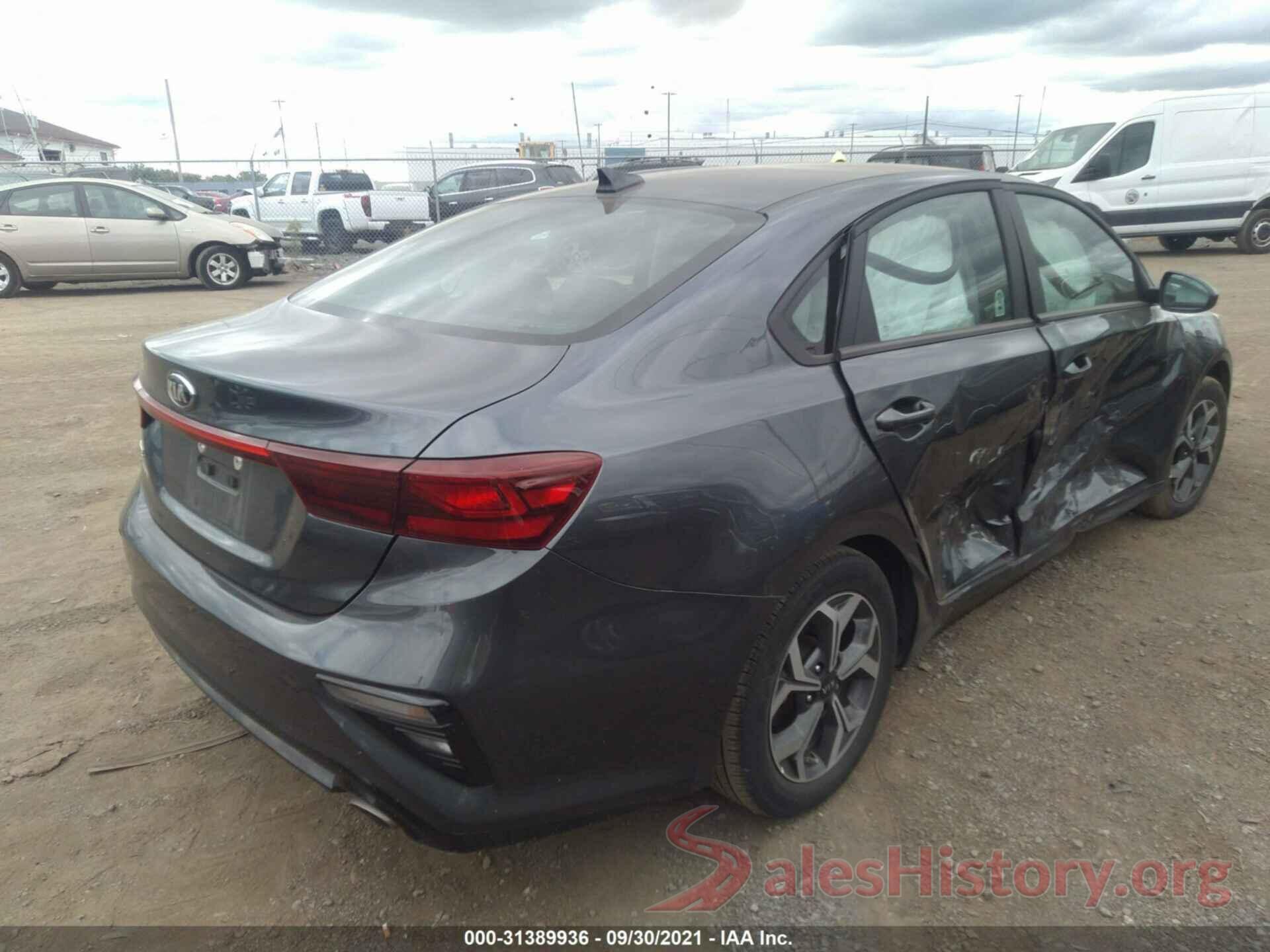 3KPF24AD8LE224657 2020 KIA FORTE