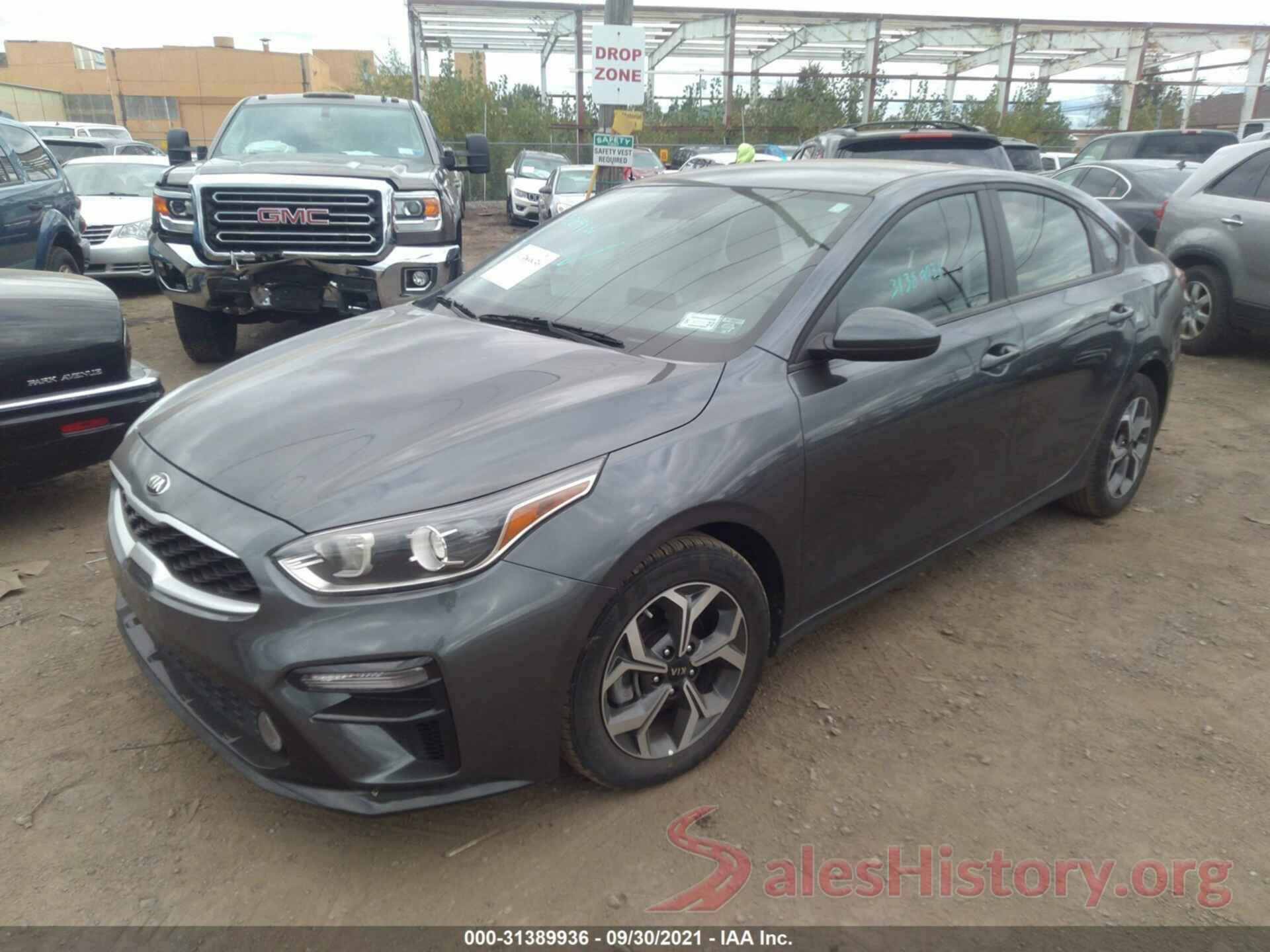 3KPF24AD8LE224657 2020 KIA FORTE