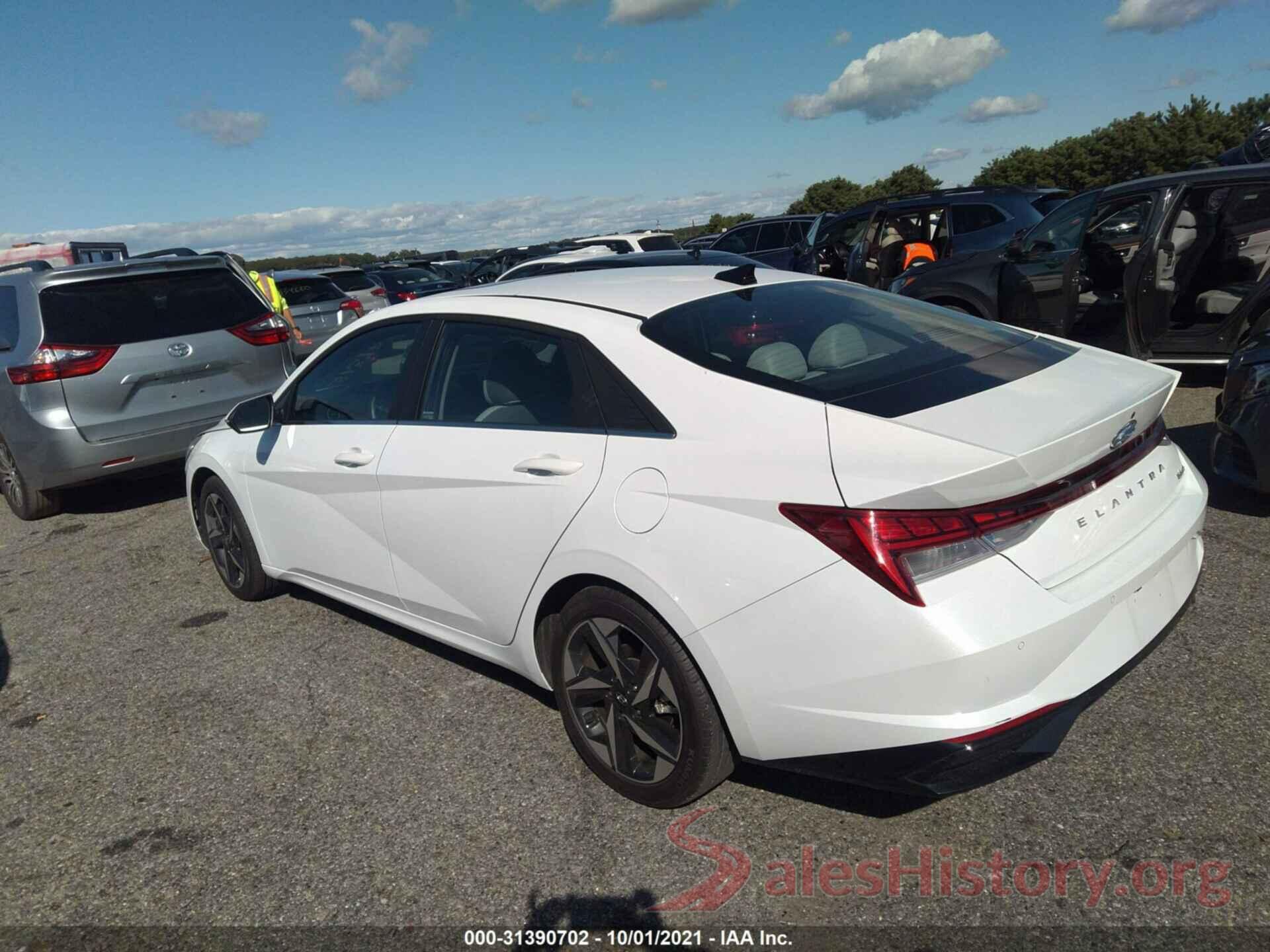 5NPLP4AG4MH003570 2021 HYUNDAI ELANTRA