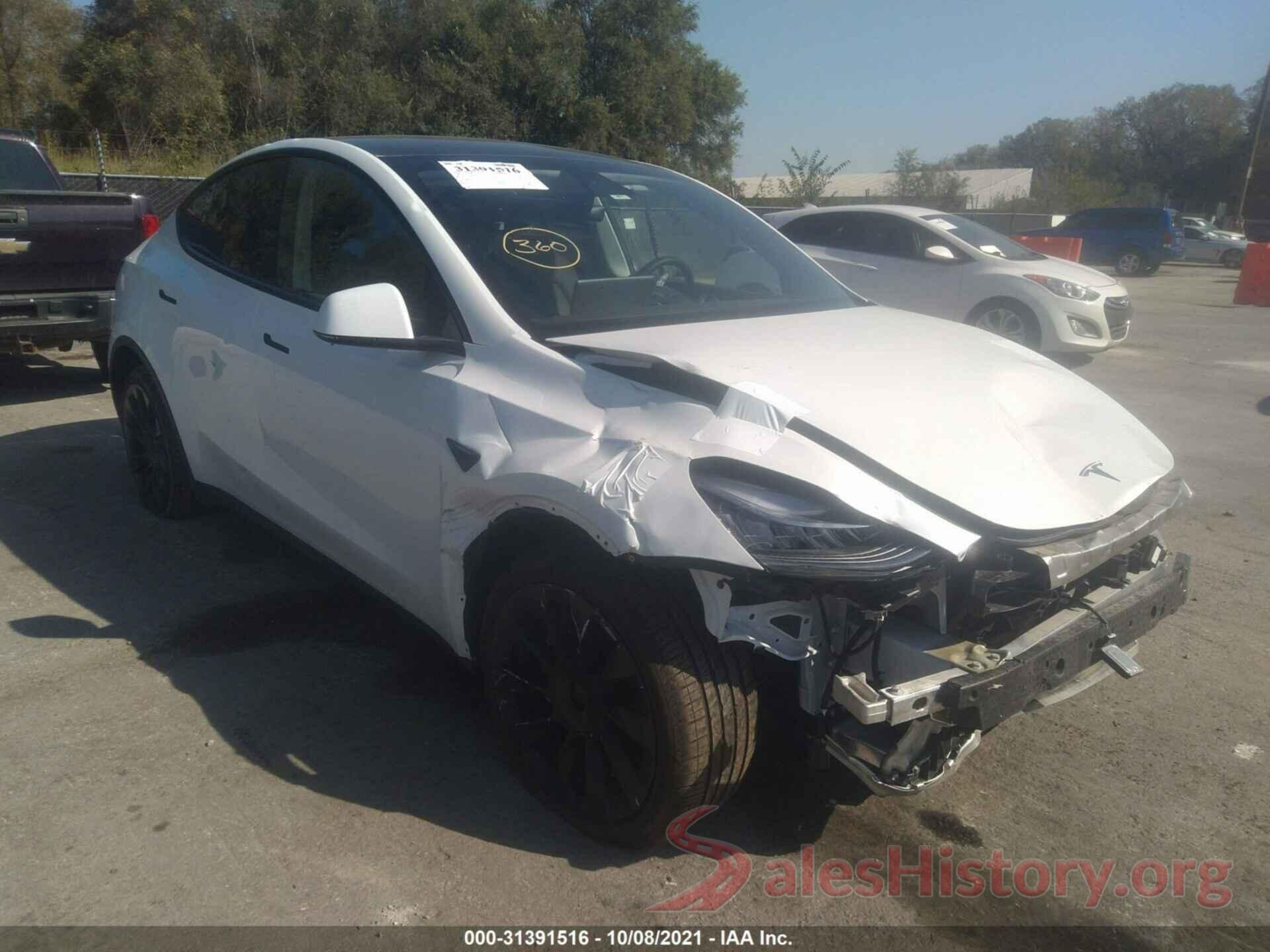 5YJYGDEE5MF115422 2021 TESLA MODEL Y