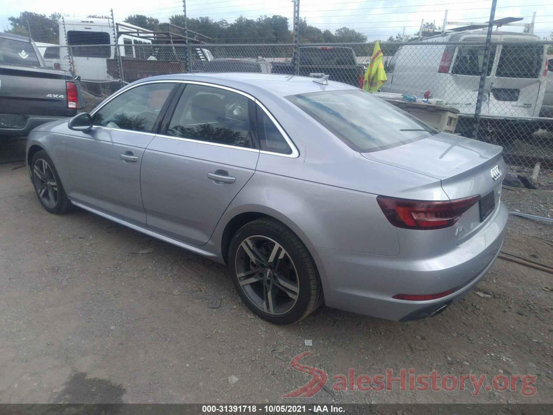 WAUENAF47JA040043 2018 AUDI A4