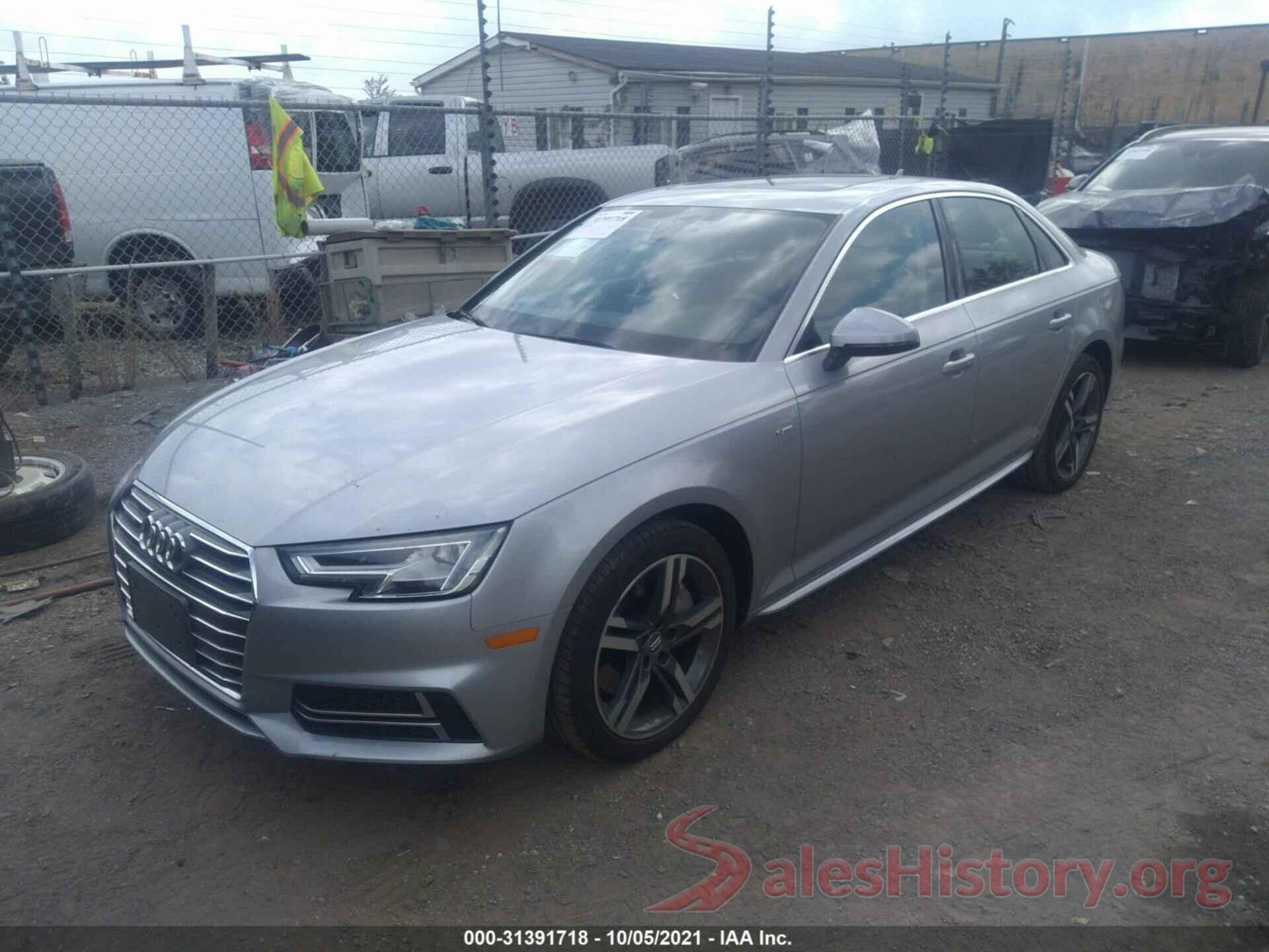 WAUENAF47JA040043 2018 AUDI A4