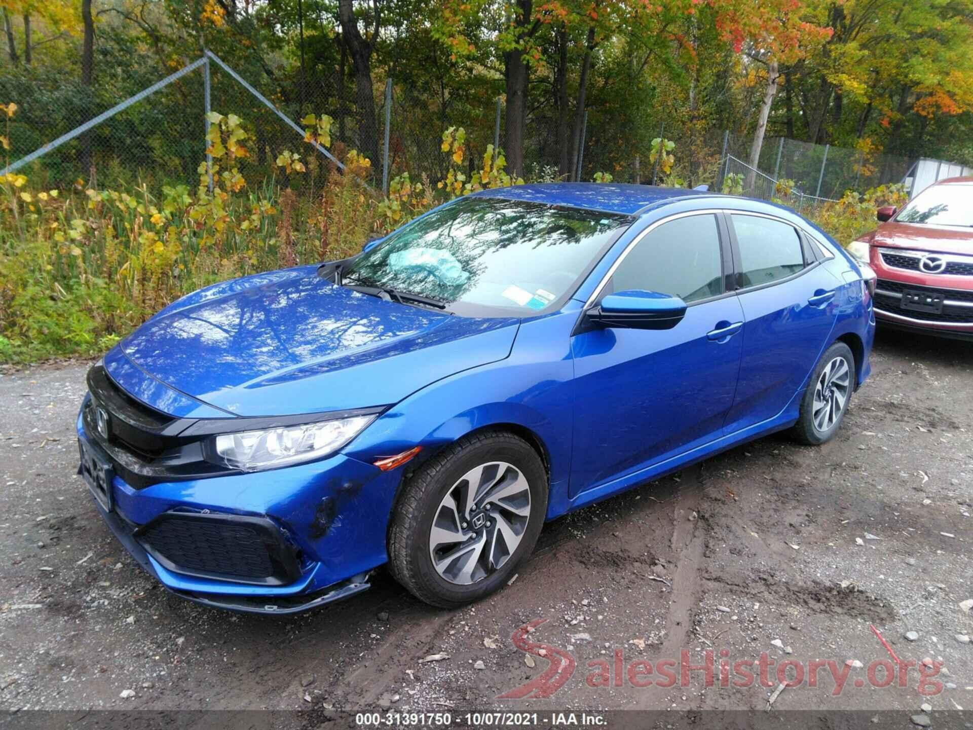 SHHFK7H21HU420798 2017 HONDA CIVIC HATCHBACK