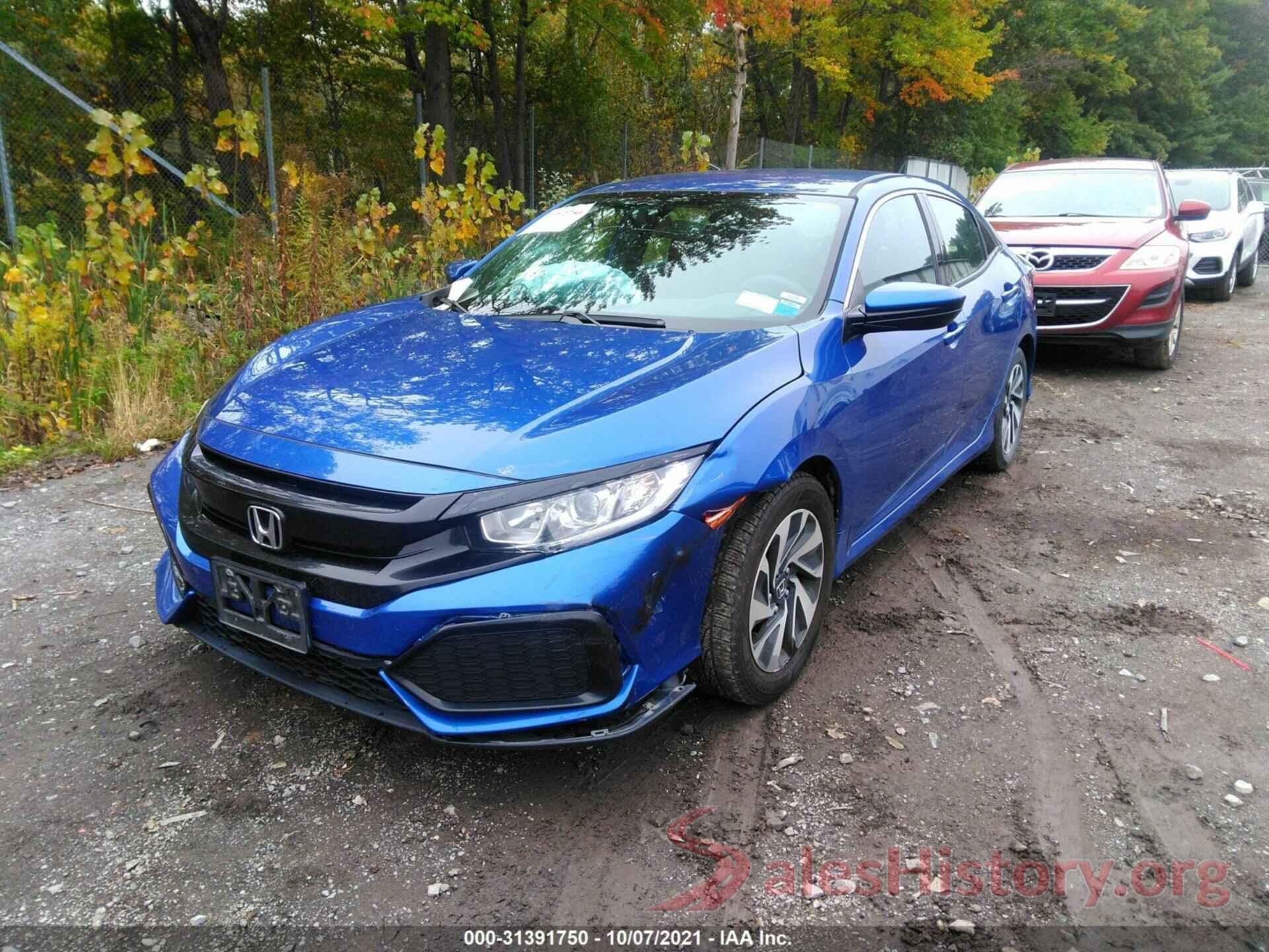 SHHFK7H21HU420798 2017 HONDA CIVIC HATCHBACK