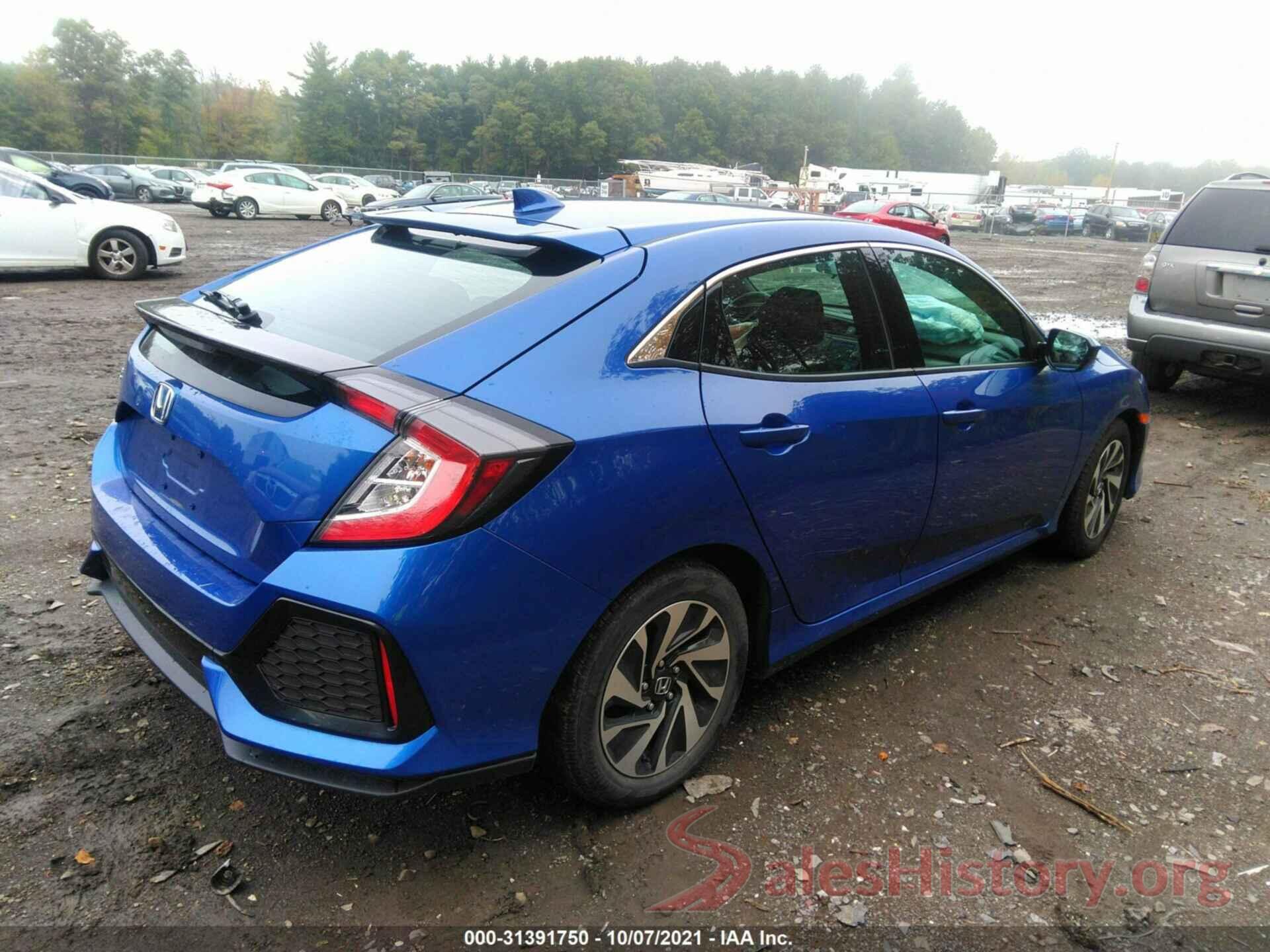 SHHFK7H21HU420798 2017 HONDA CIVIC HATCHBACK