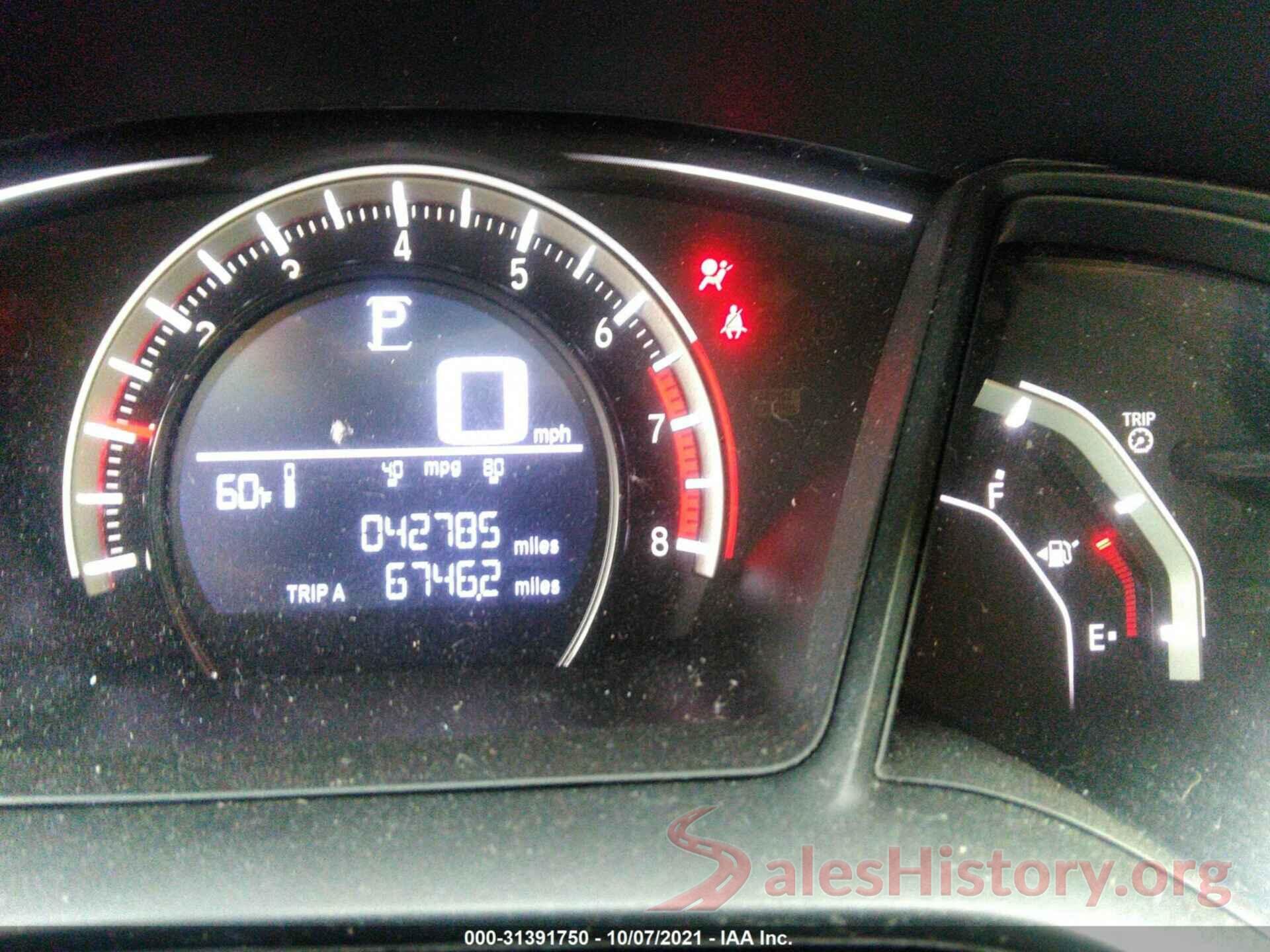 SHHFK7H21HU420798 2017 HONDA CIVIC HATCHBACK