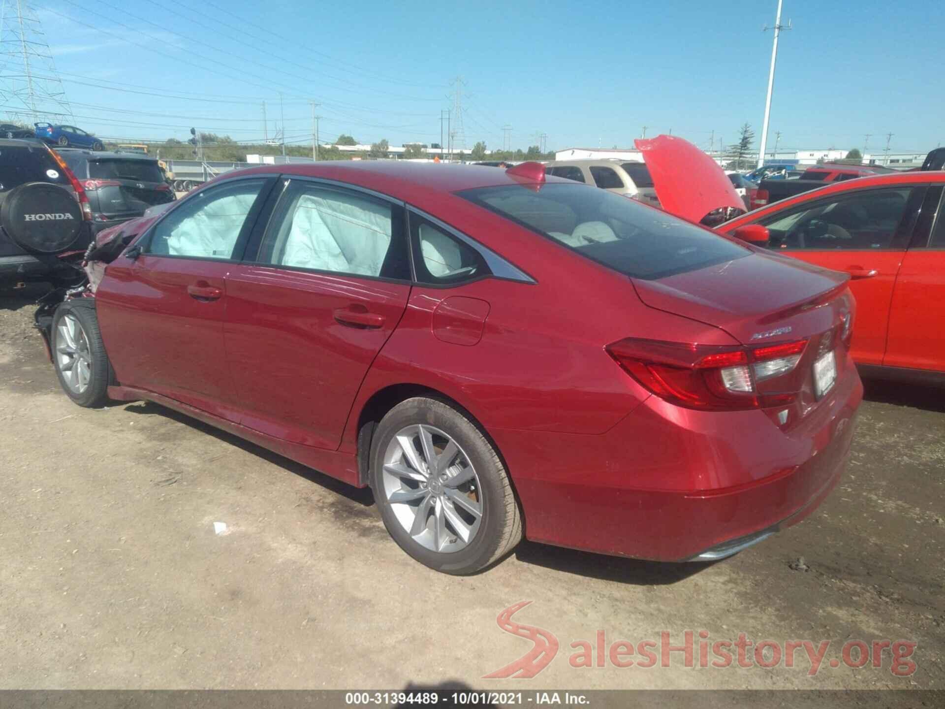 1HGCV1F14MA095040 2021 HONDA ACCORD SEDAN