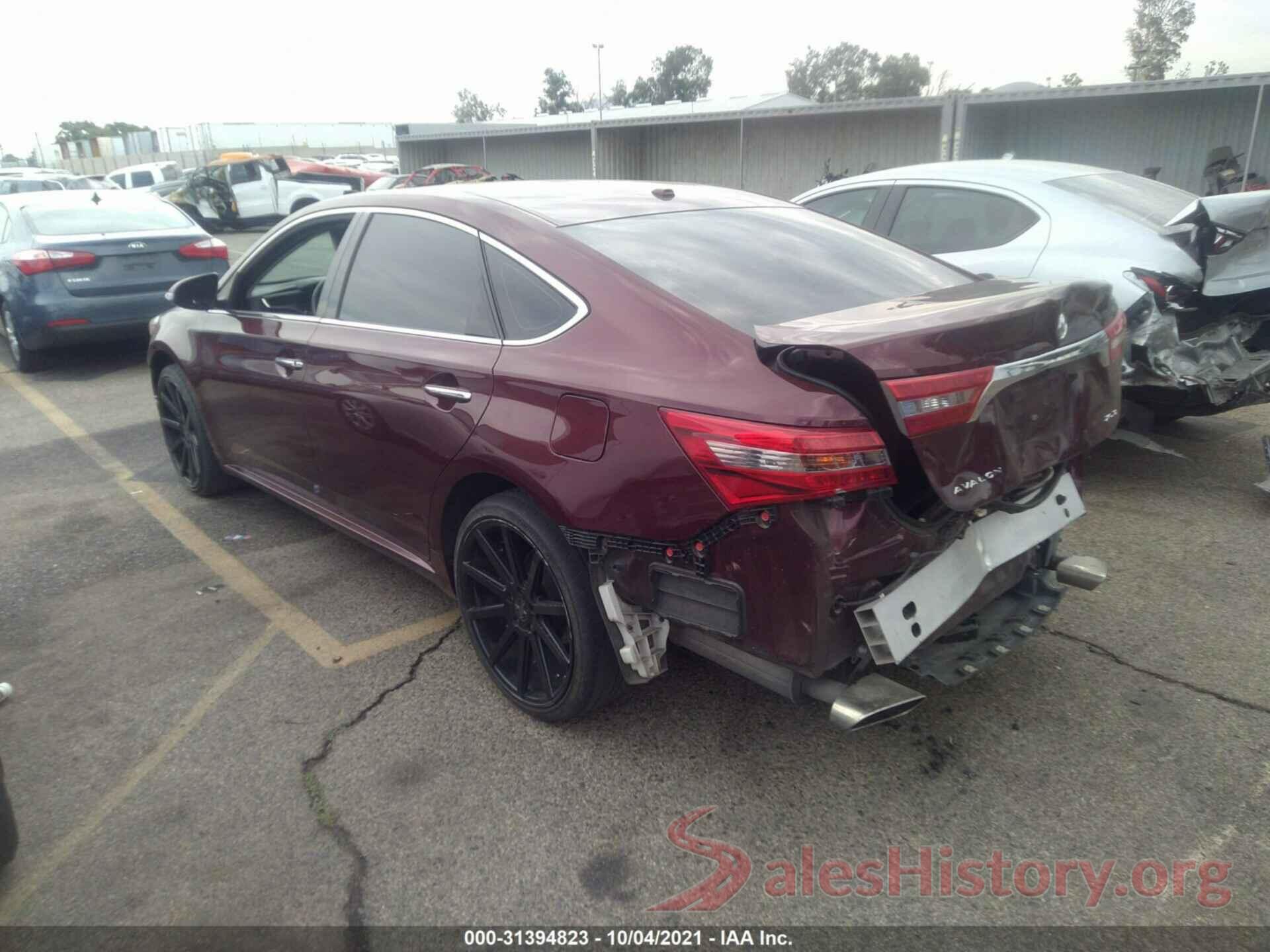 4T1BK1EB9JU265802 2018 TOYOTA AVALON