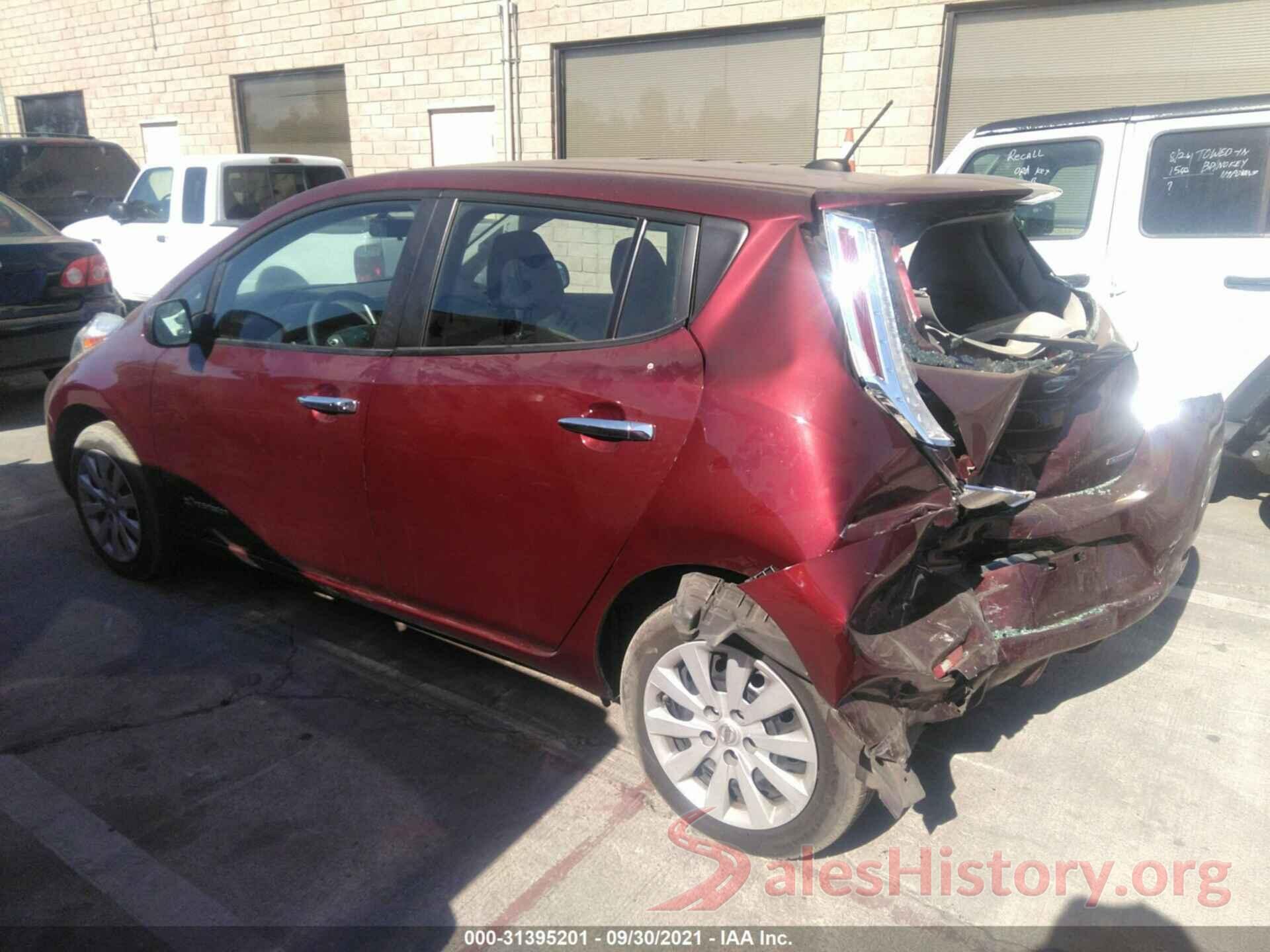 1N4BZ0CP6HC307339 2017 NISSAN LEAF