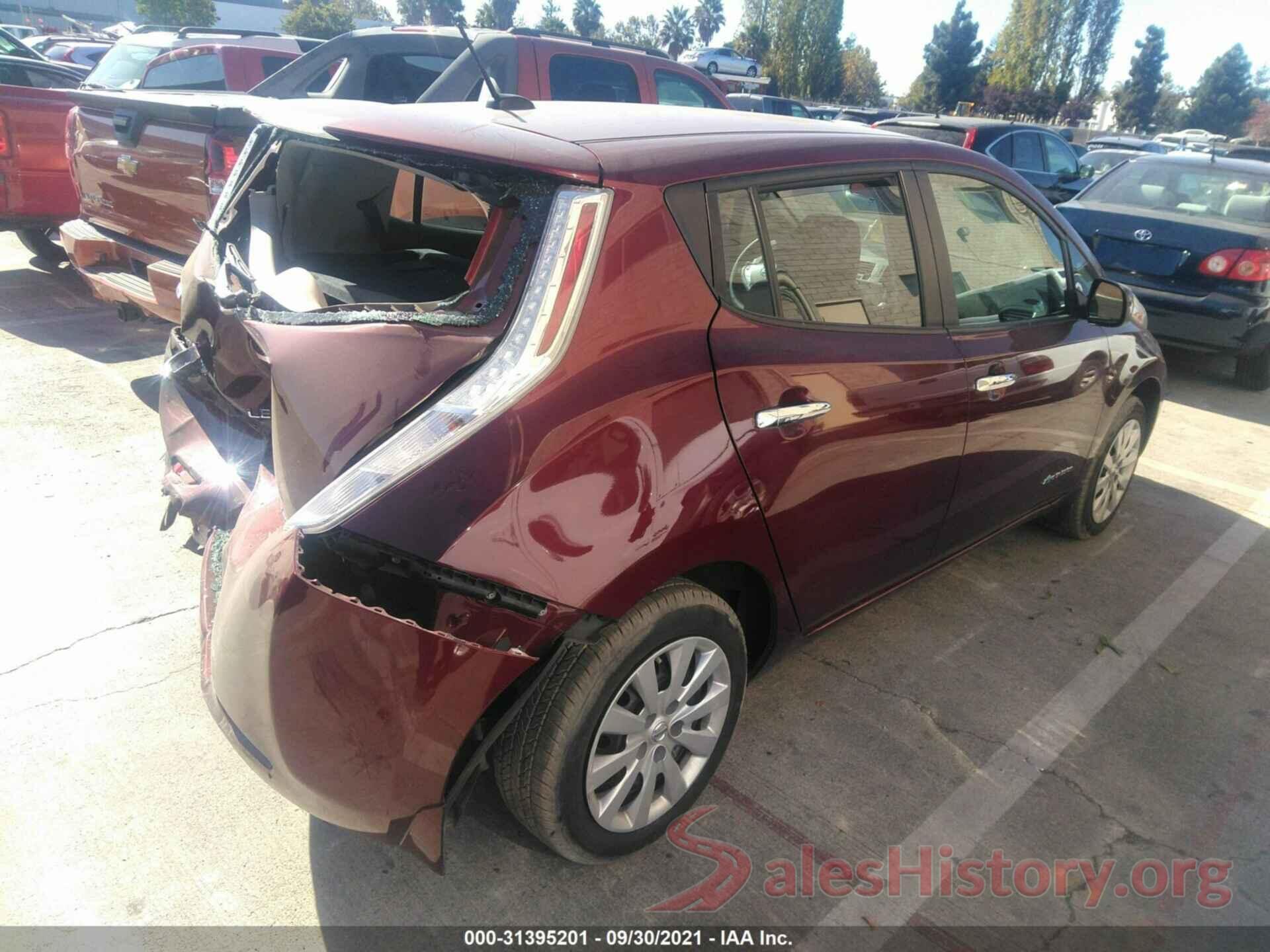 1N4BZ0CP6HC307339 2017 NISSAN LEAF