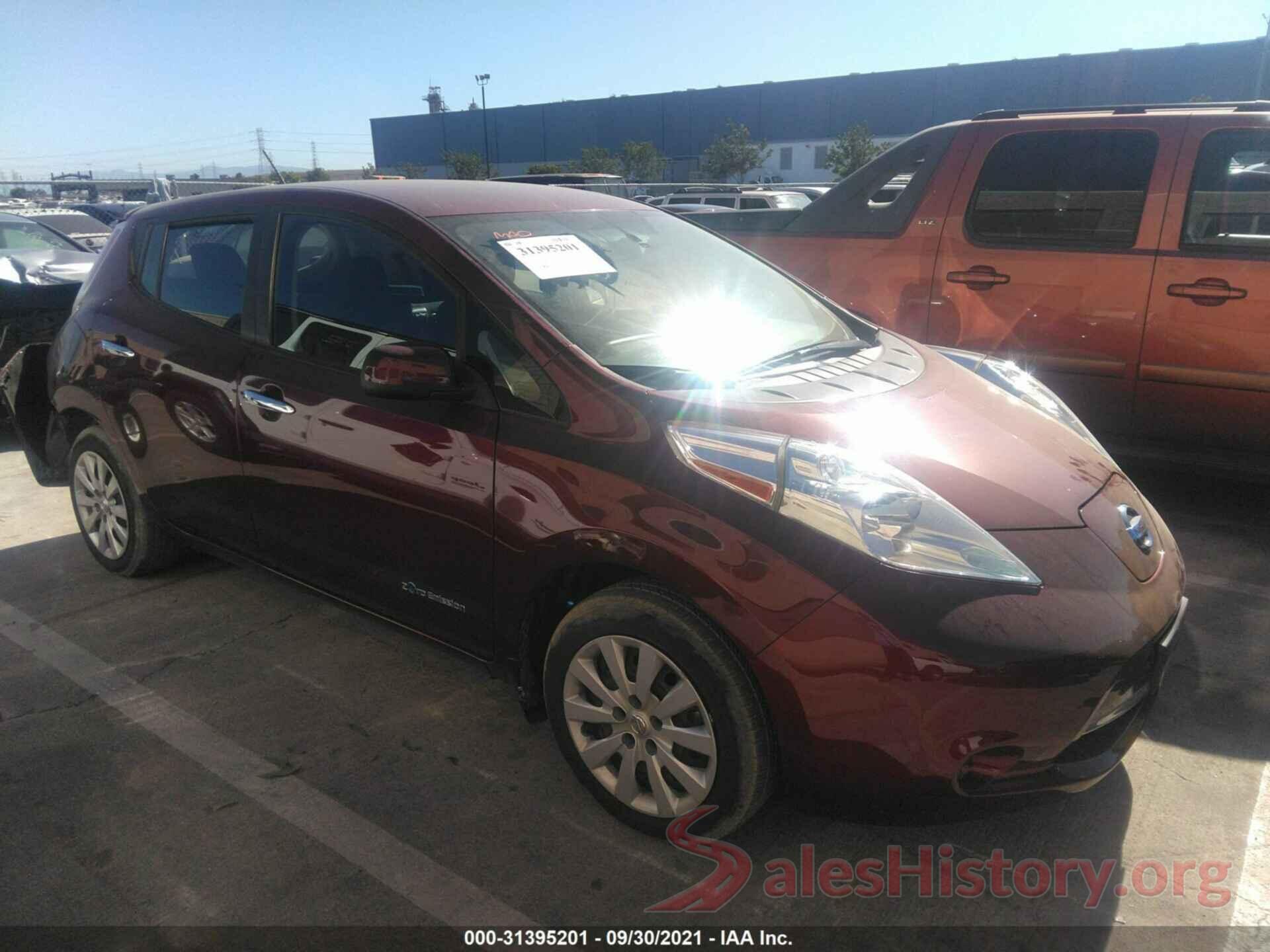 1N4BZ0CP6HC307339 2017 NISSAN LEAF