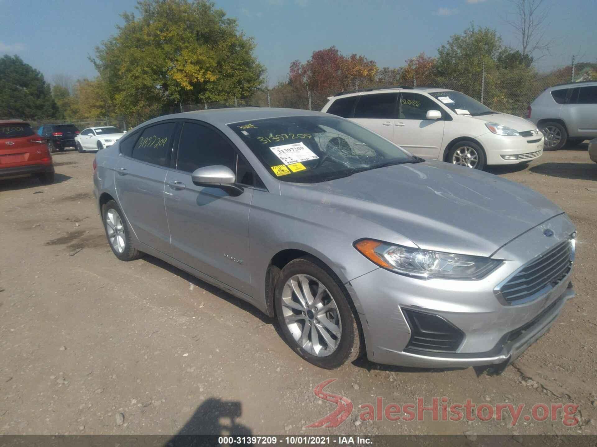 3FA6P0LU5KR242571 2019 FORD FUSION HYBRID