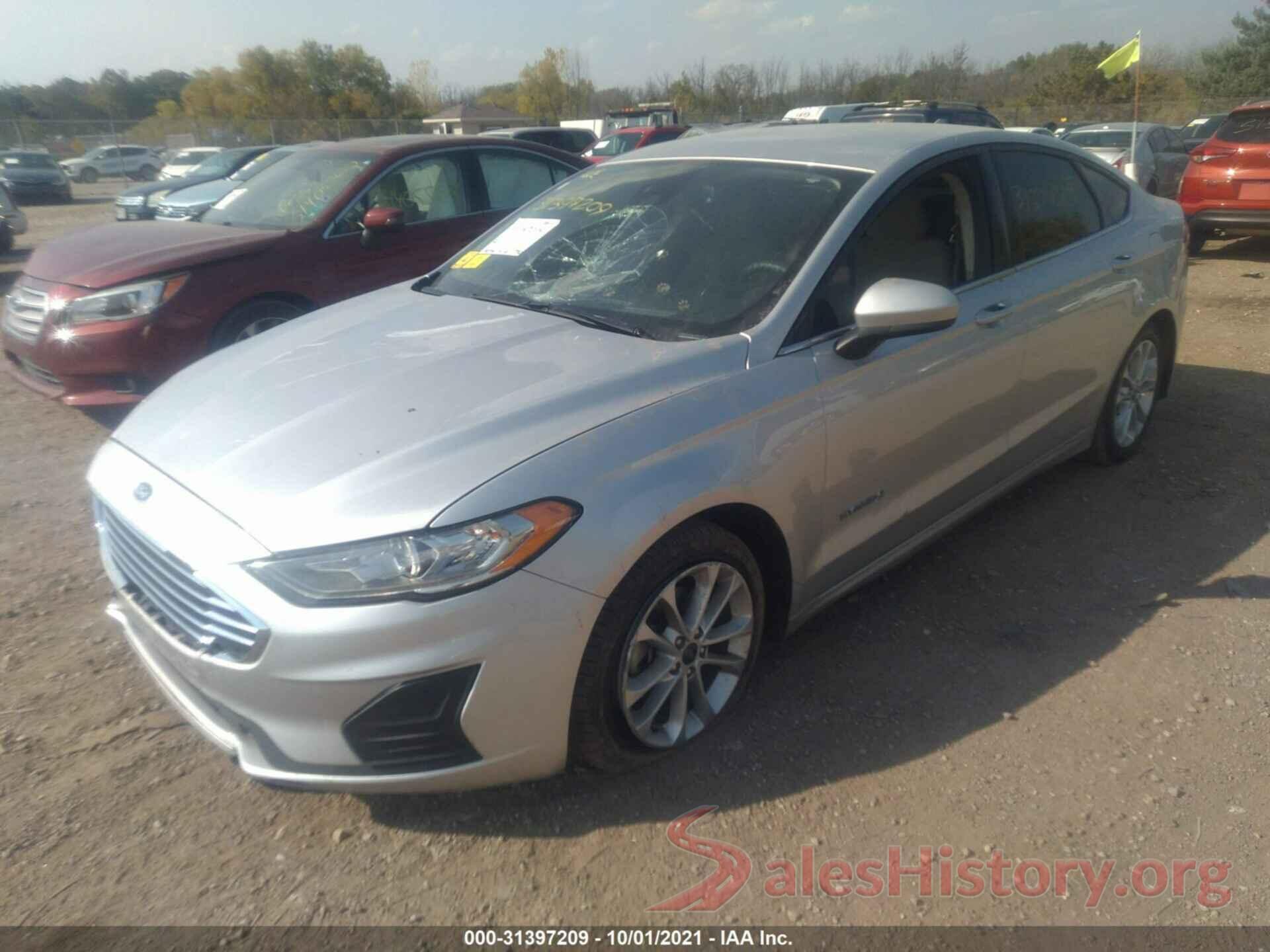 3FA6P0LU5KR242571 2019 FORD FUSION HYBRID