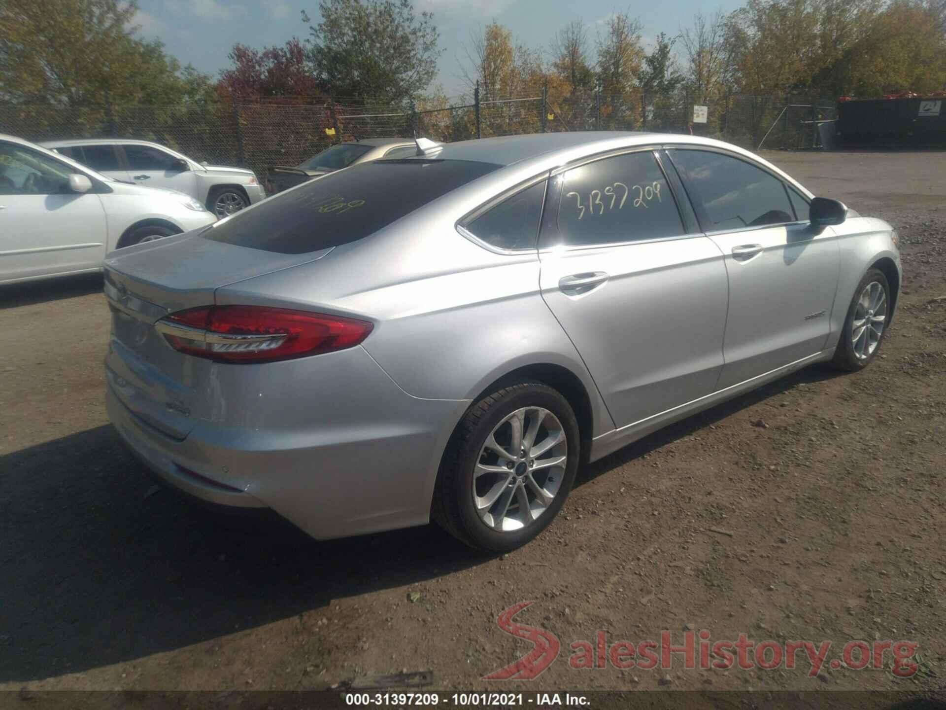 3FA6P0LU5KR242571 2019 FORD FUSION HYBRID