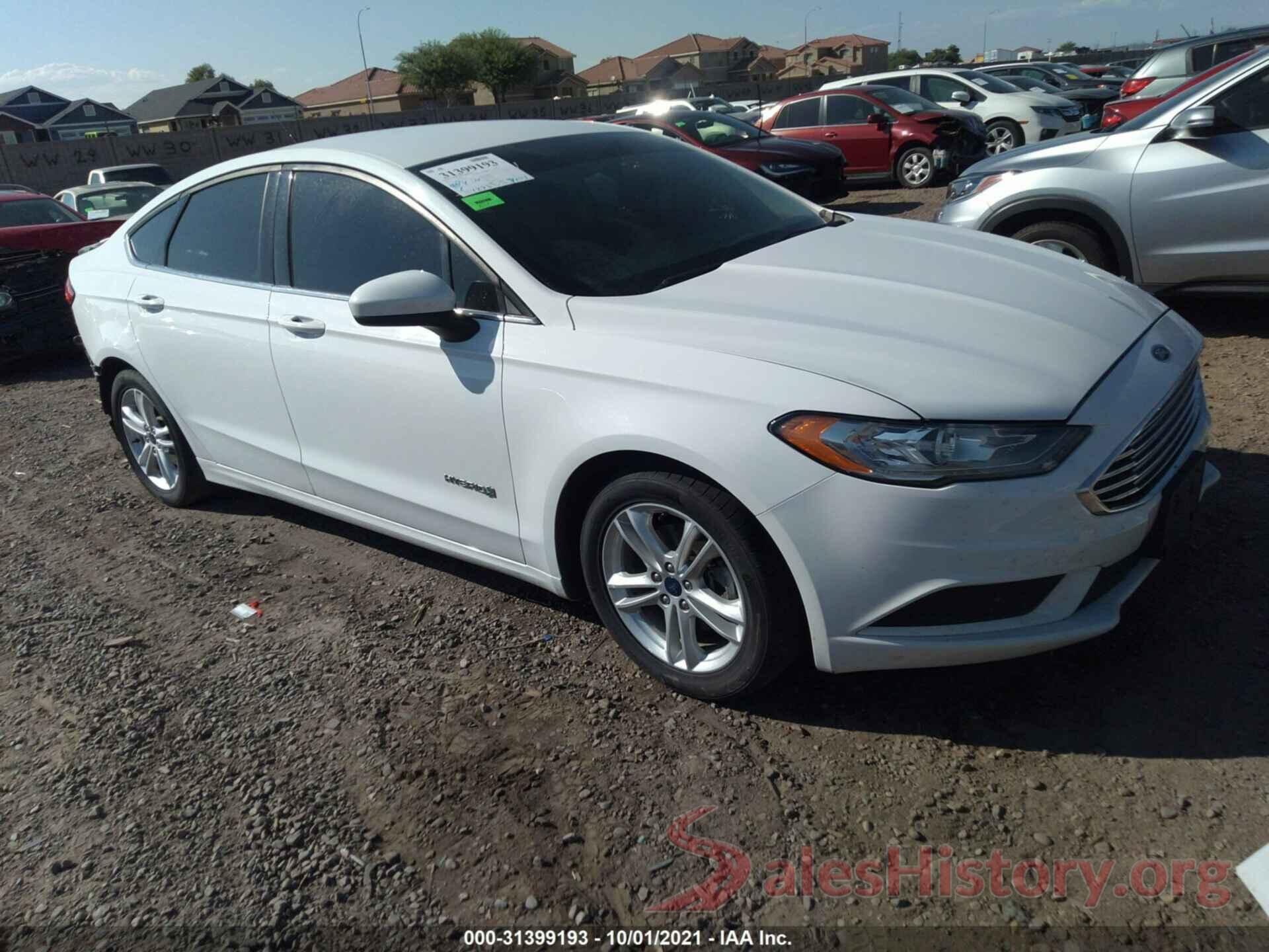 3FA6P0LU2JR140806 2018 FORD FUSION HYBRID