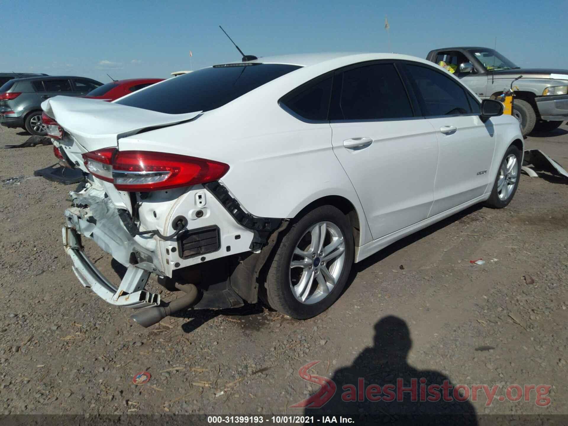 3FA6P0LU2JR140806 2018 FORD FUSION HYBRID