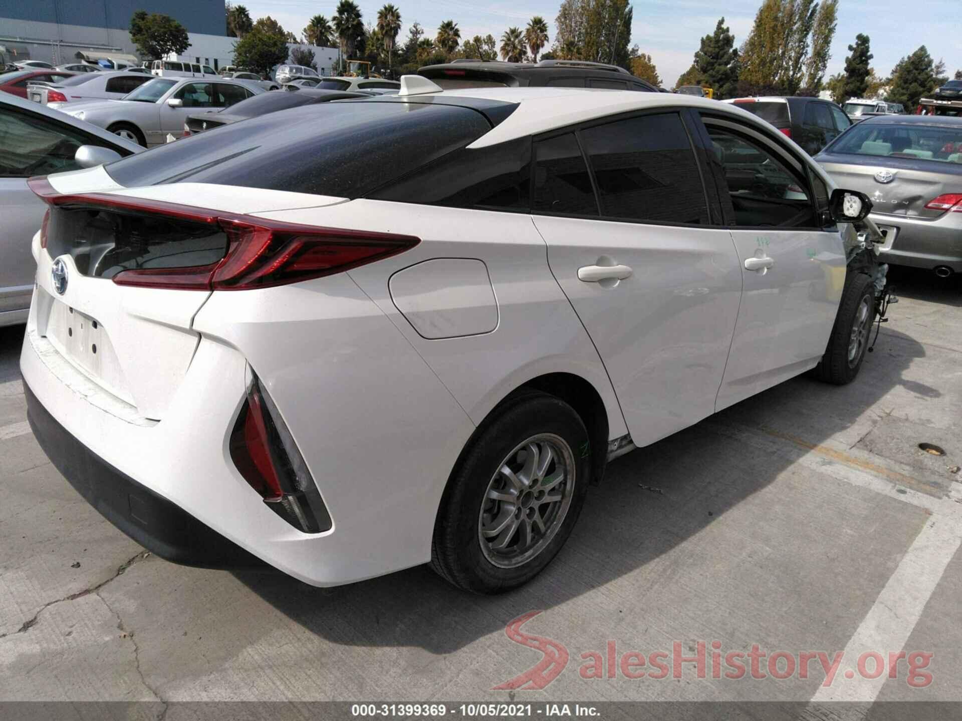 JTDKARFP4L3126301 2020 TOYOTA PRIUS PRIME