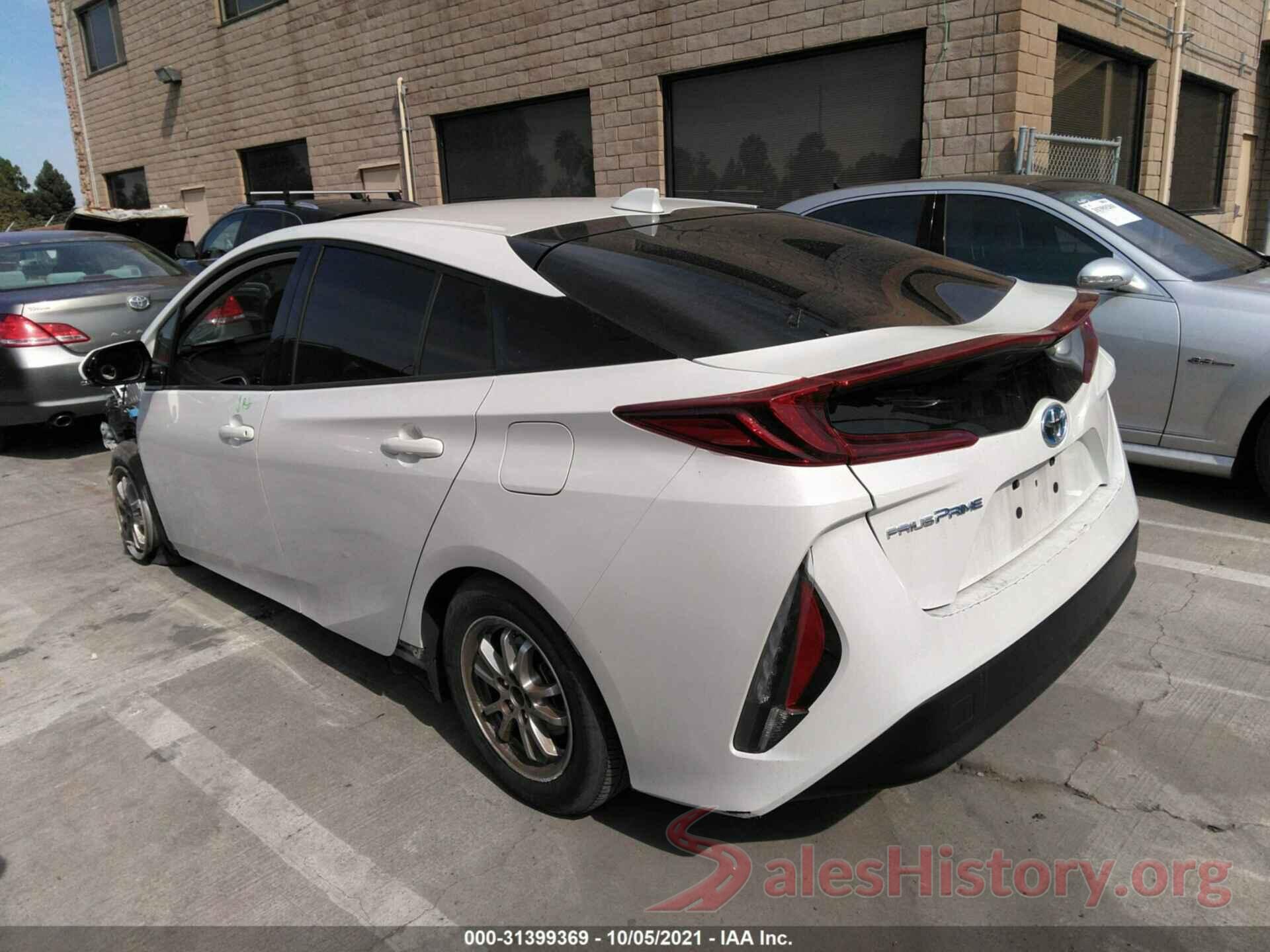 JTDKARFP4L3126301 2020 TOYOTA PRIUS PRIME