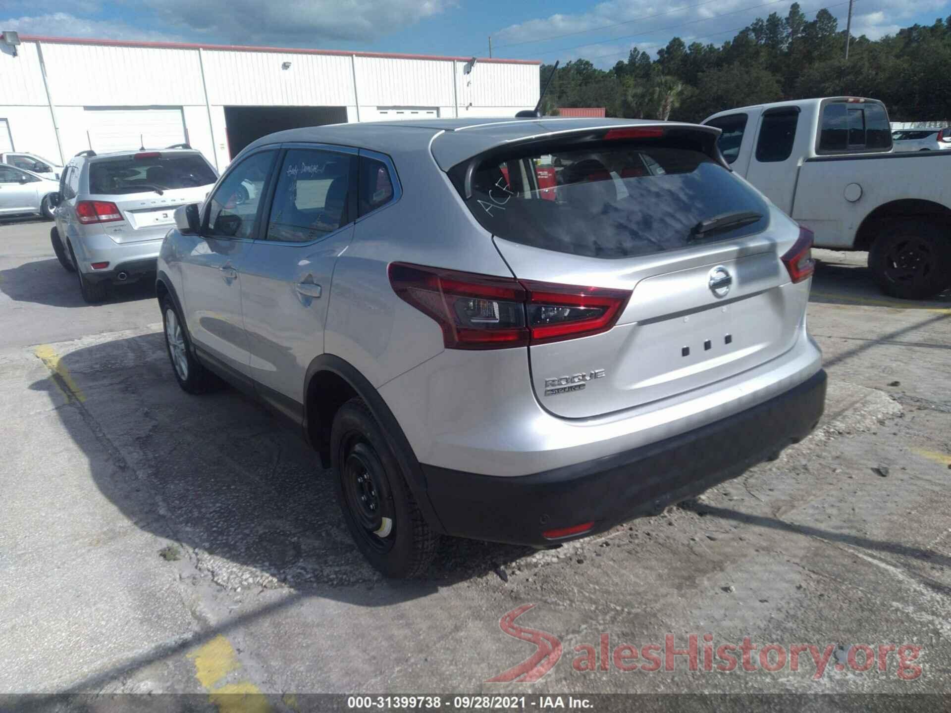 JN1BJ1AV2MW303454 2021 NISSAN ROGUE SPORT