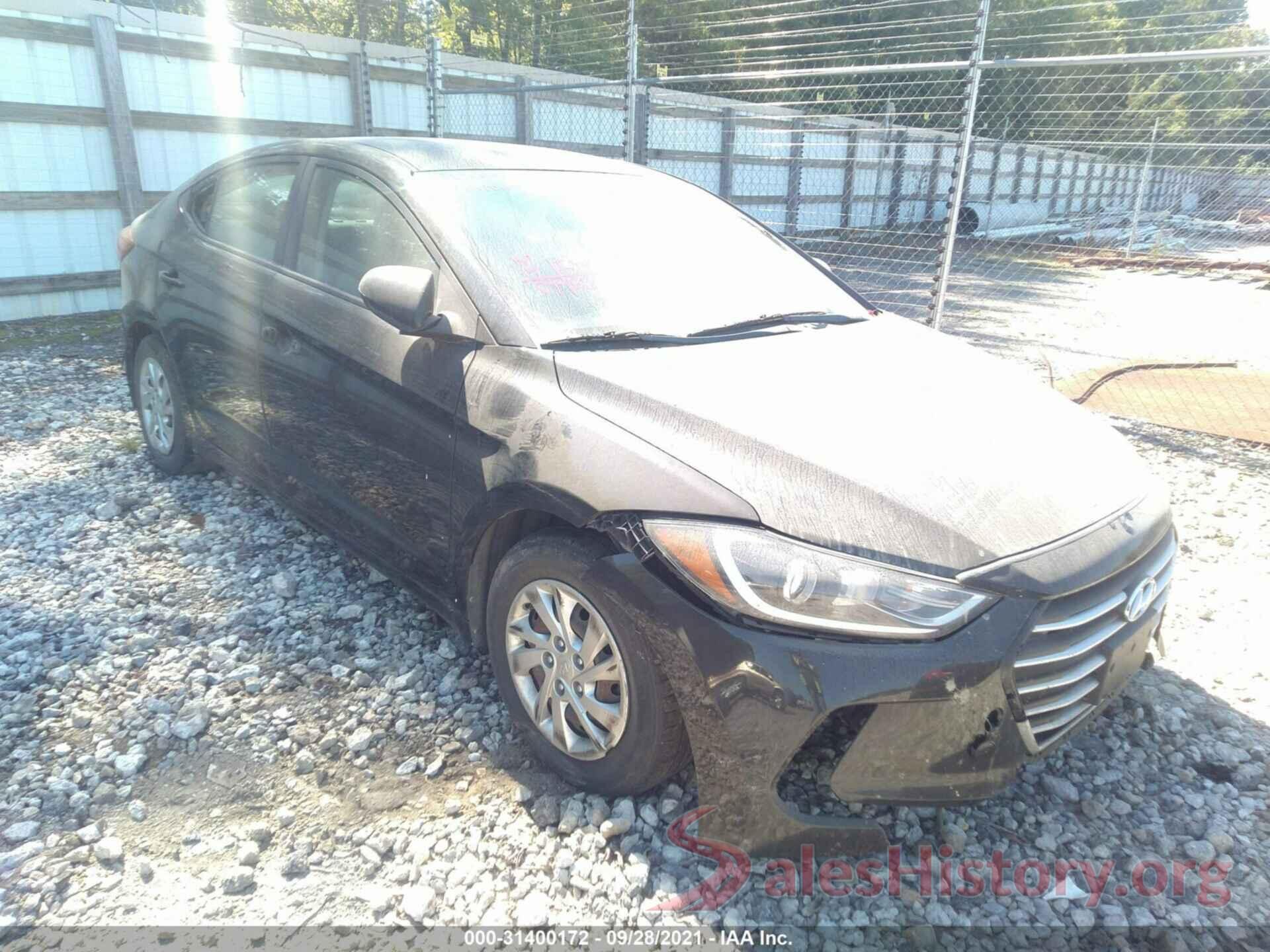 KMHD74LF0HU092540 2017 HYUNDAI ELANTRA