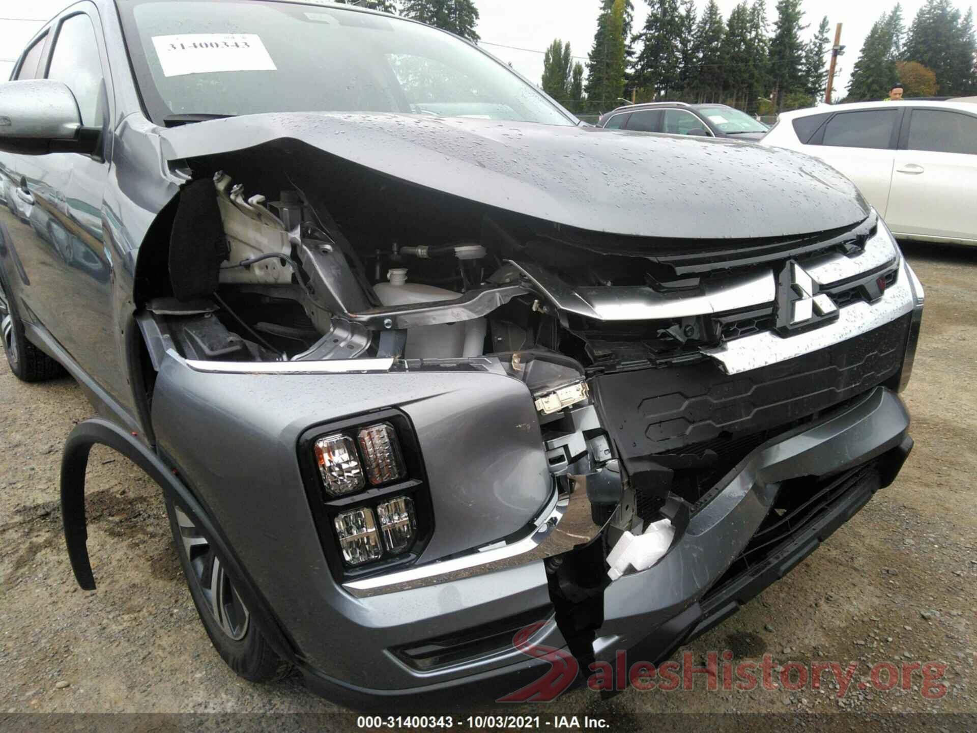 JA4ARUAUXMU023796 2021 MITSUBISHI OUTLANDER SPORT