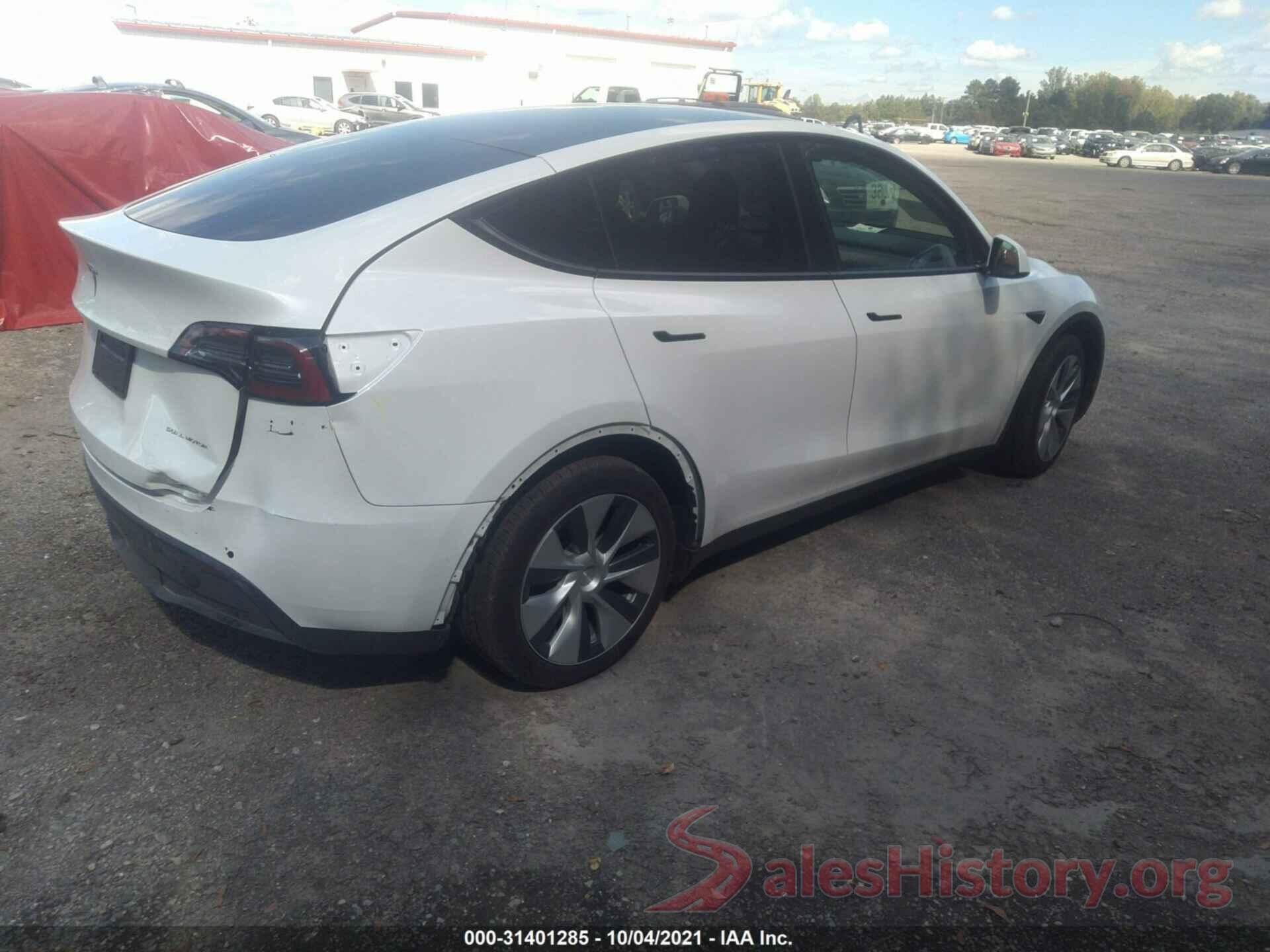 5YJYGDEE5MF204357 2021 TESLA MODEL Y