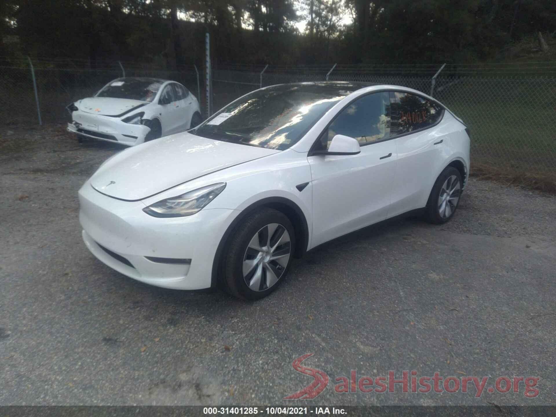 5YJYGDEE5MF204357 2021 TESLA MODEL Y