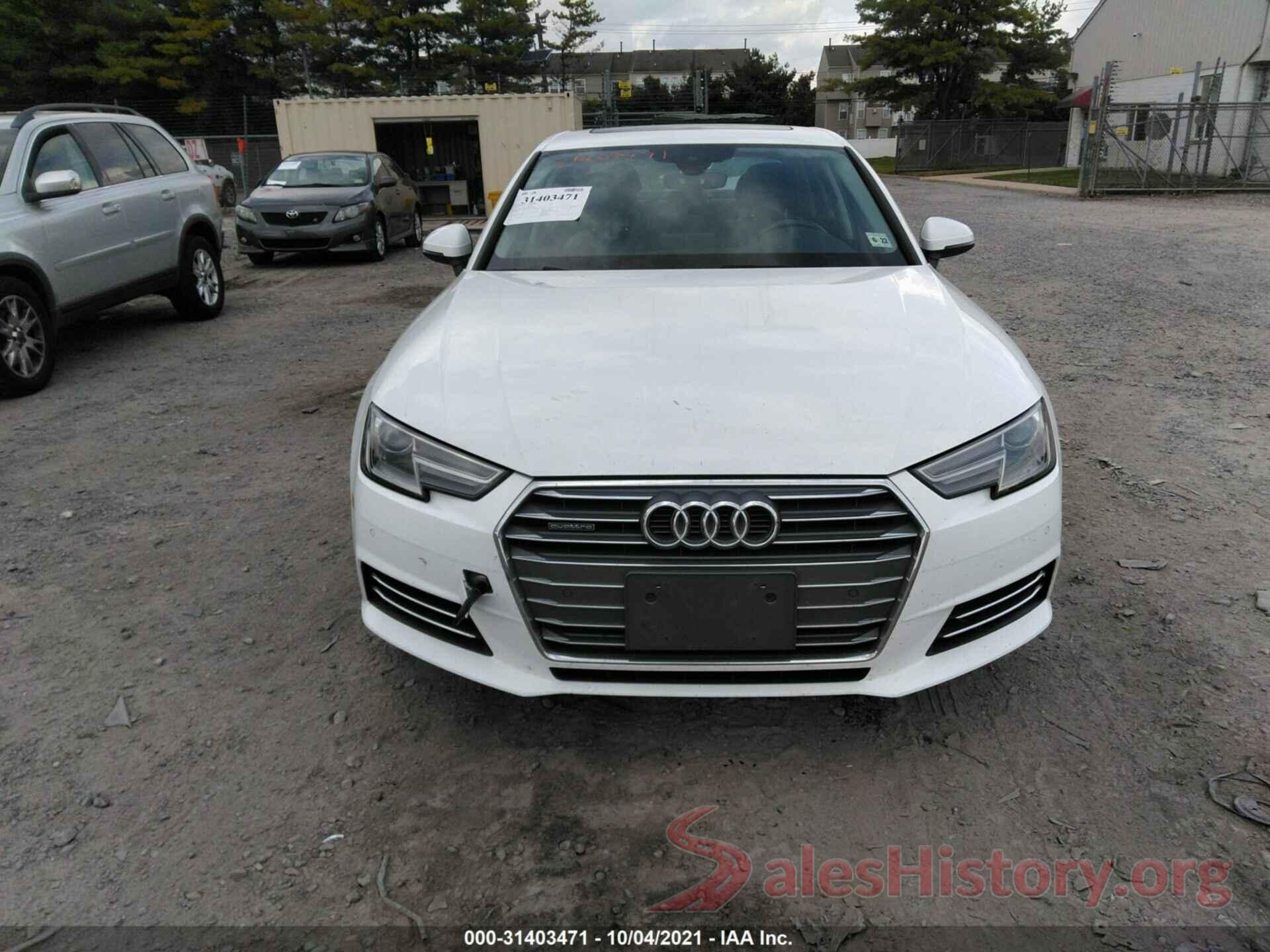 WAUANAF44HN008670 2017 AUDI A4