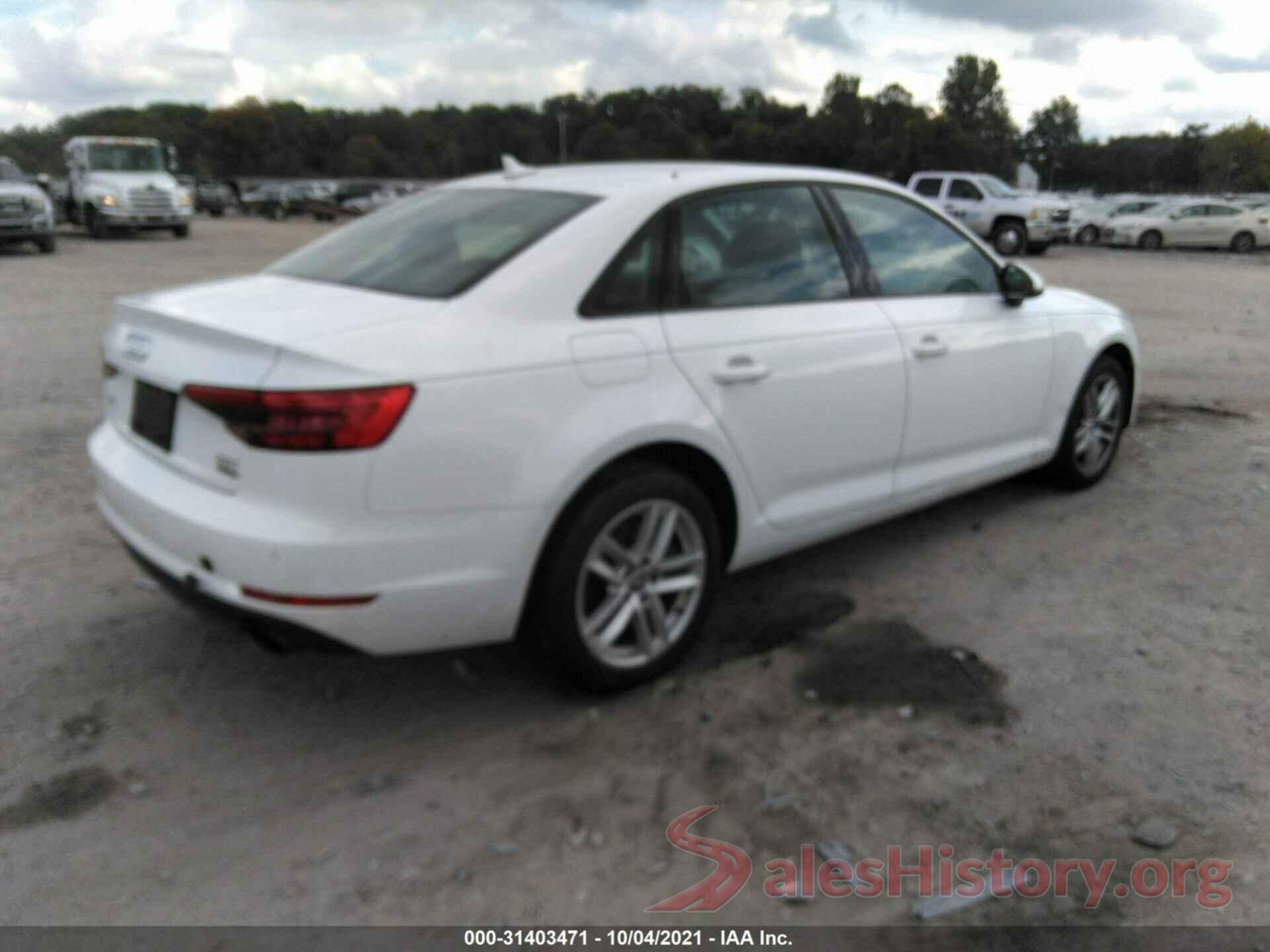 WAUANAF44HN008670 2017 AUDI A4