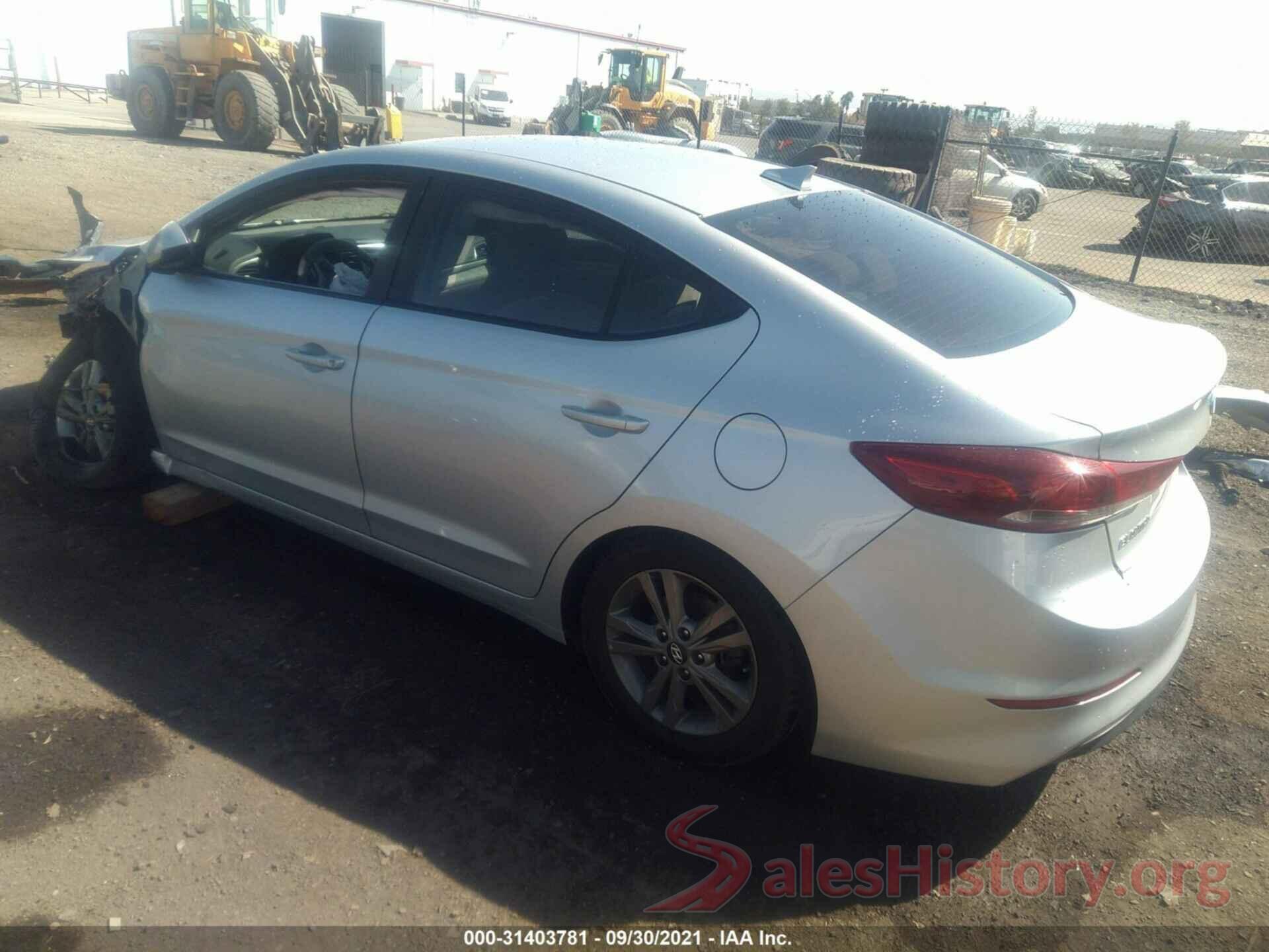 5NPD84LF1JH311801 2018 HYUNDAI ELANTRA