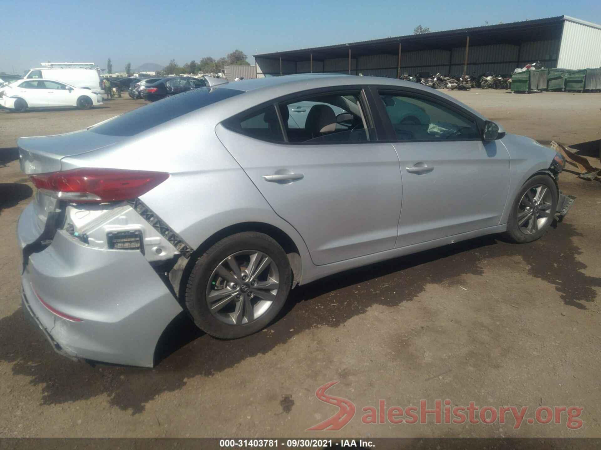 5NPD84LF1JH311801 2018 HYUNDAI ELANTRA