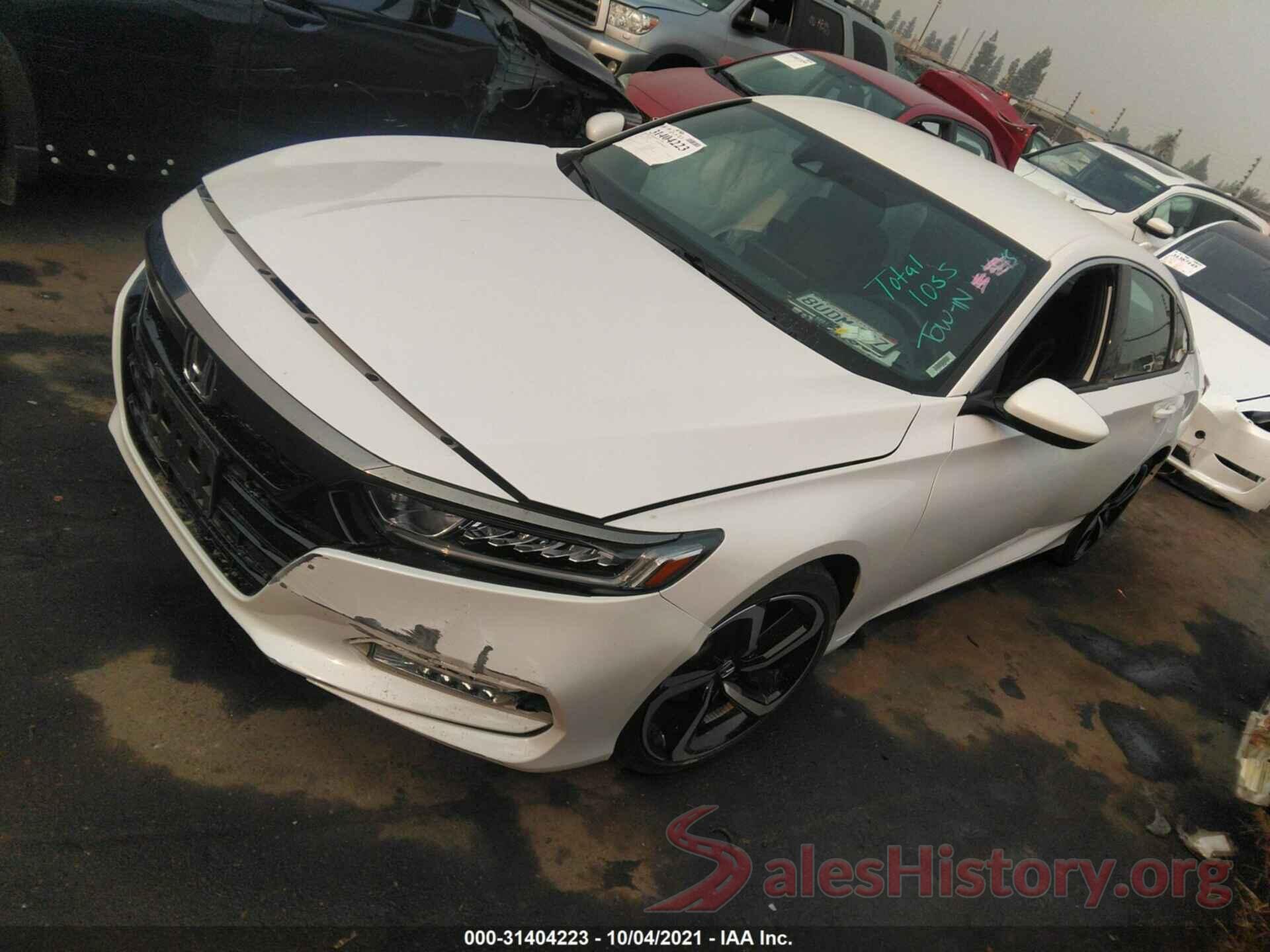 1HGCV1F31LA131458 2020 HONDA ACCORD SEDAN