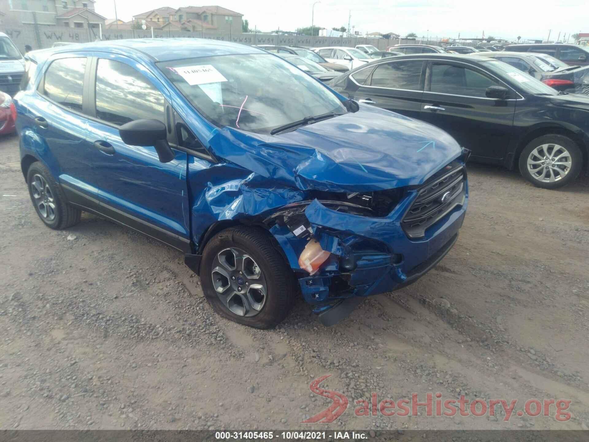 MAJ3S2FE9MC408934 2021 FORD ECOSPORT