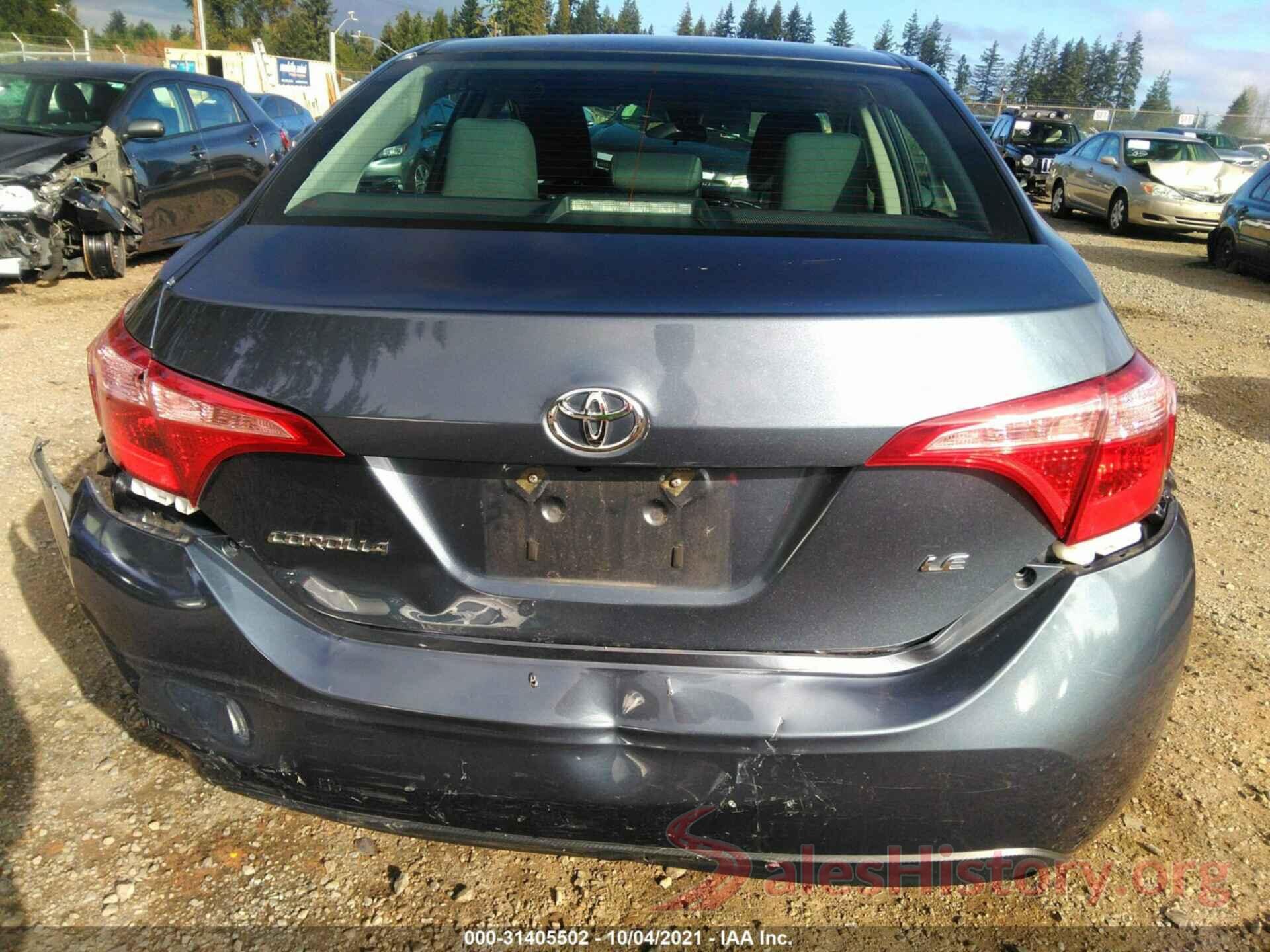 2T1BURHE3JC095274 2018 TOYOTA COROLLA