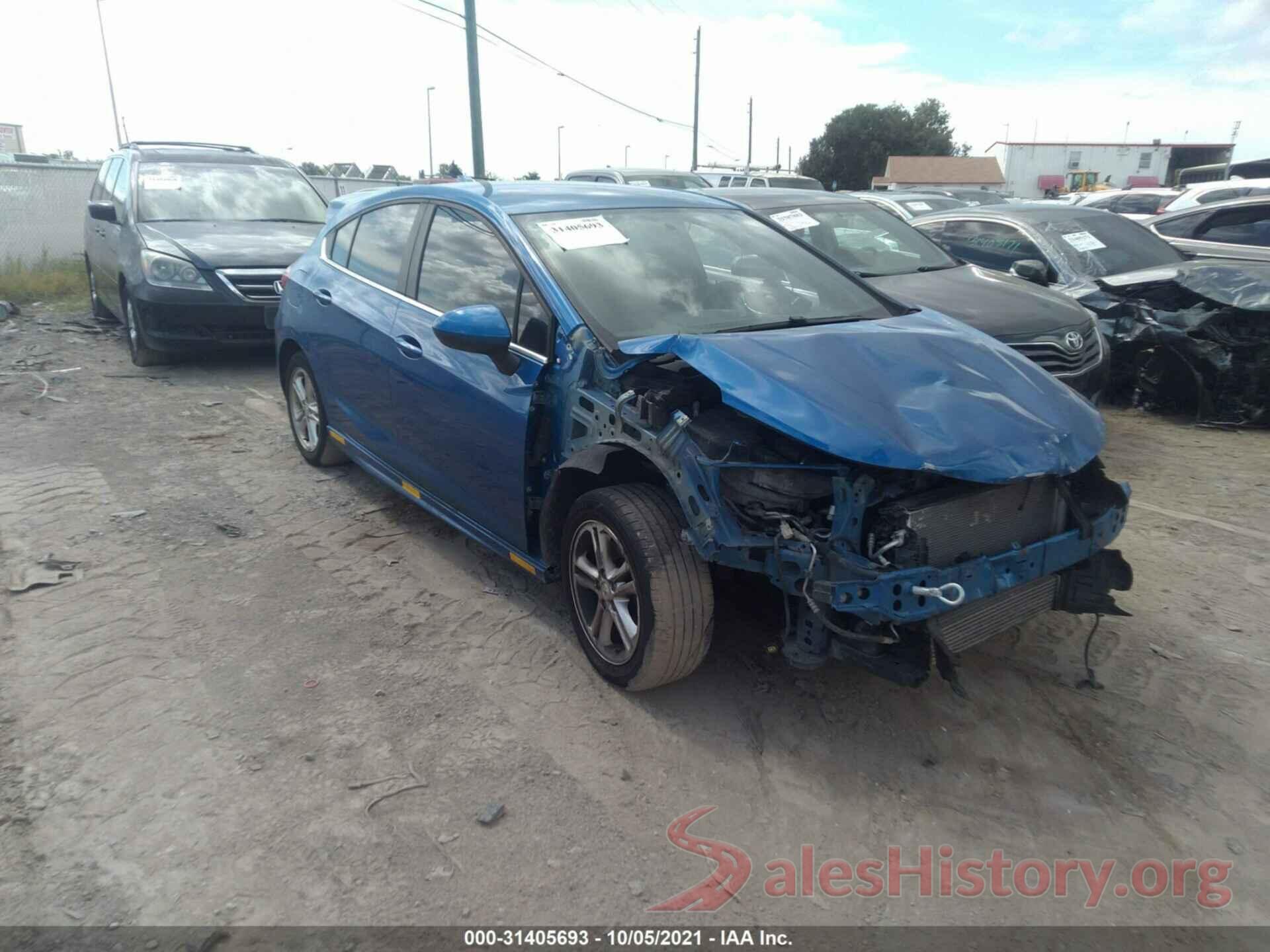 3G1BD6SMXJS517650 2018 CHEVROLET CRUZE