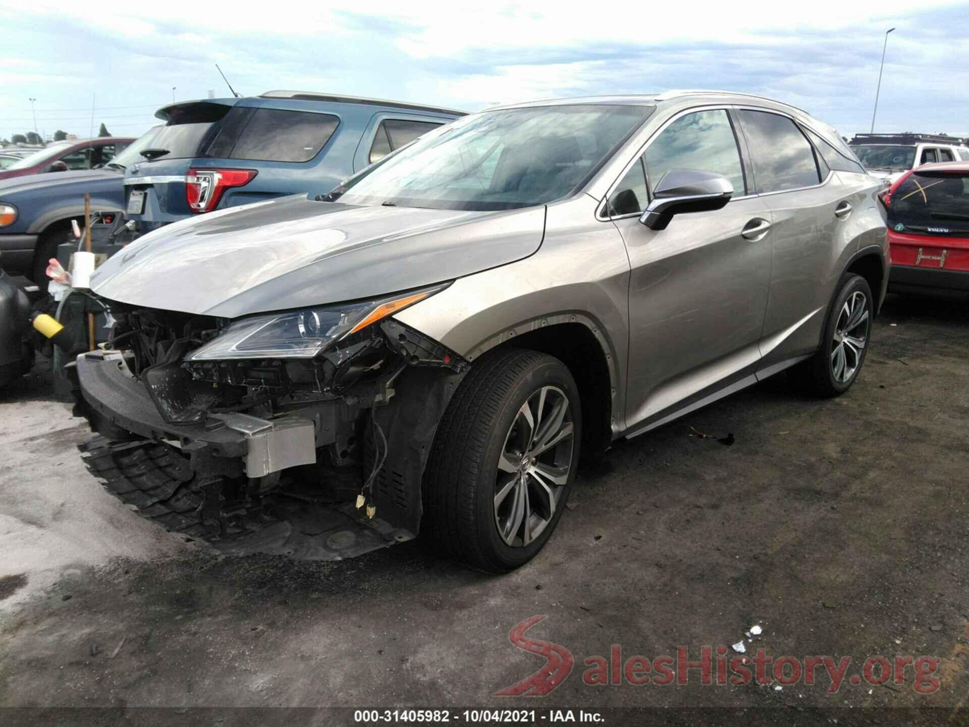 2T2ZZMCAXHC060387 2017 LEXUS RX