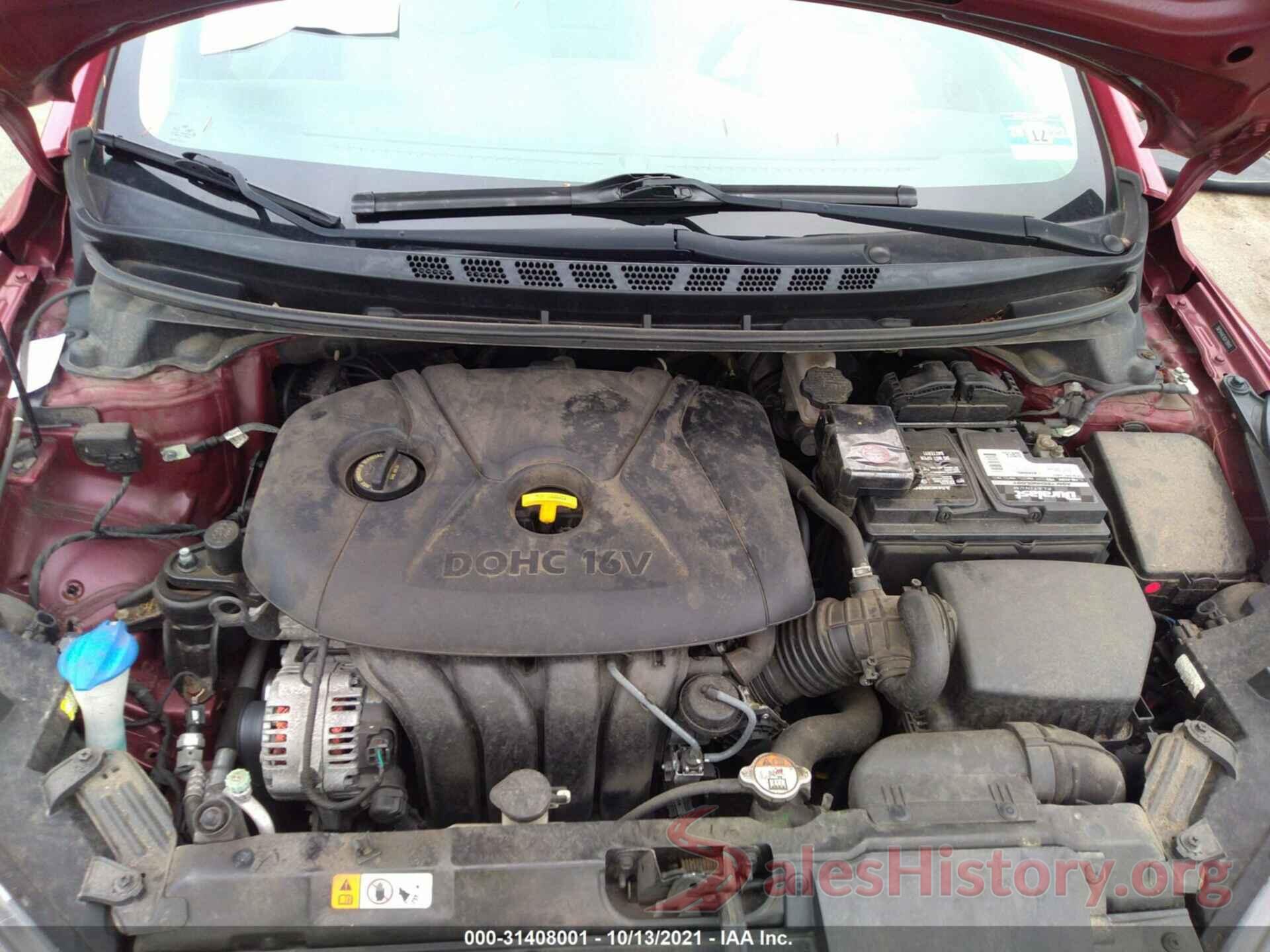 5NPDH4AE9GH788401 2016 HYUNDAI ELANTRA