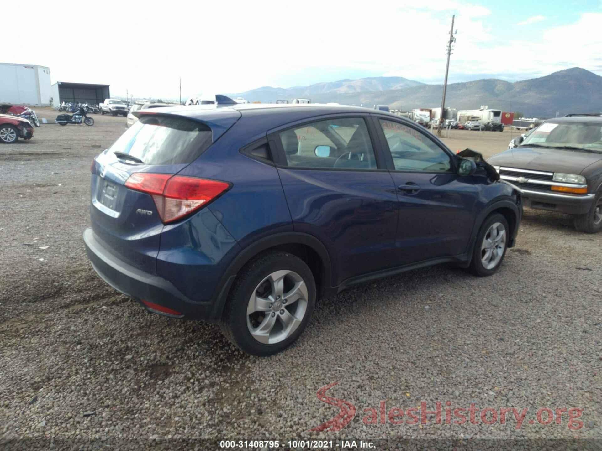 3CZRU6H39GM710335 2016 HONDA HR-V