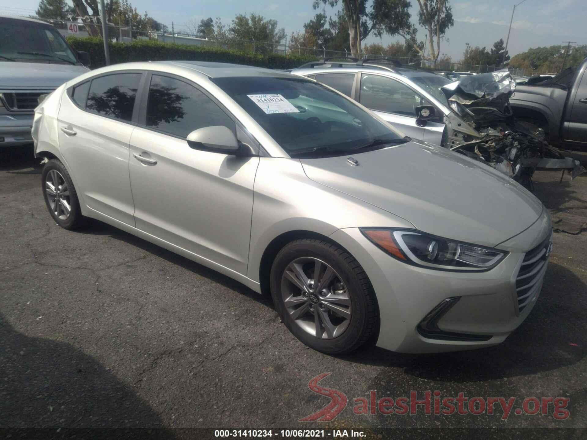 KMHD84LF9JU542883 2018 HYUNDAI ELANTRA