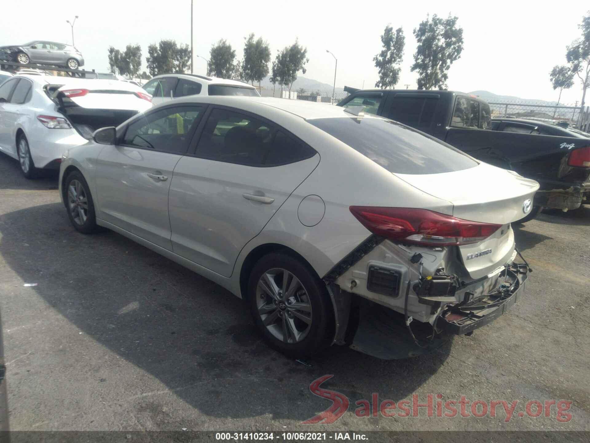 KMHD84LF9JU542883 2018 HYUNDAI ELANTRA