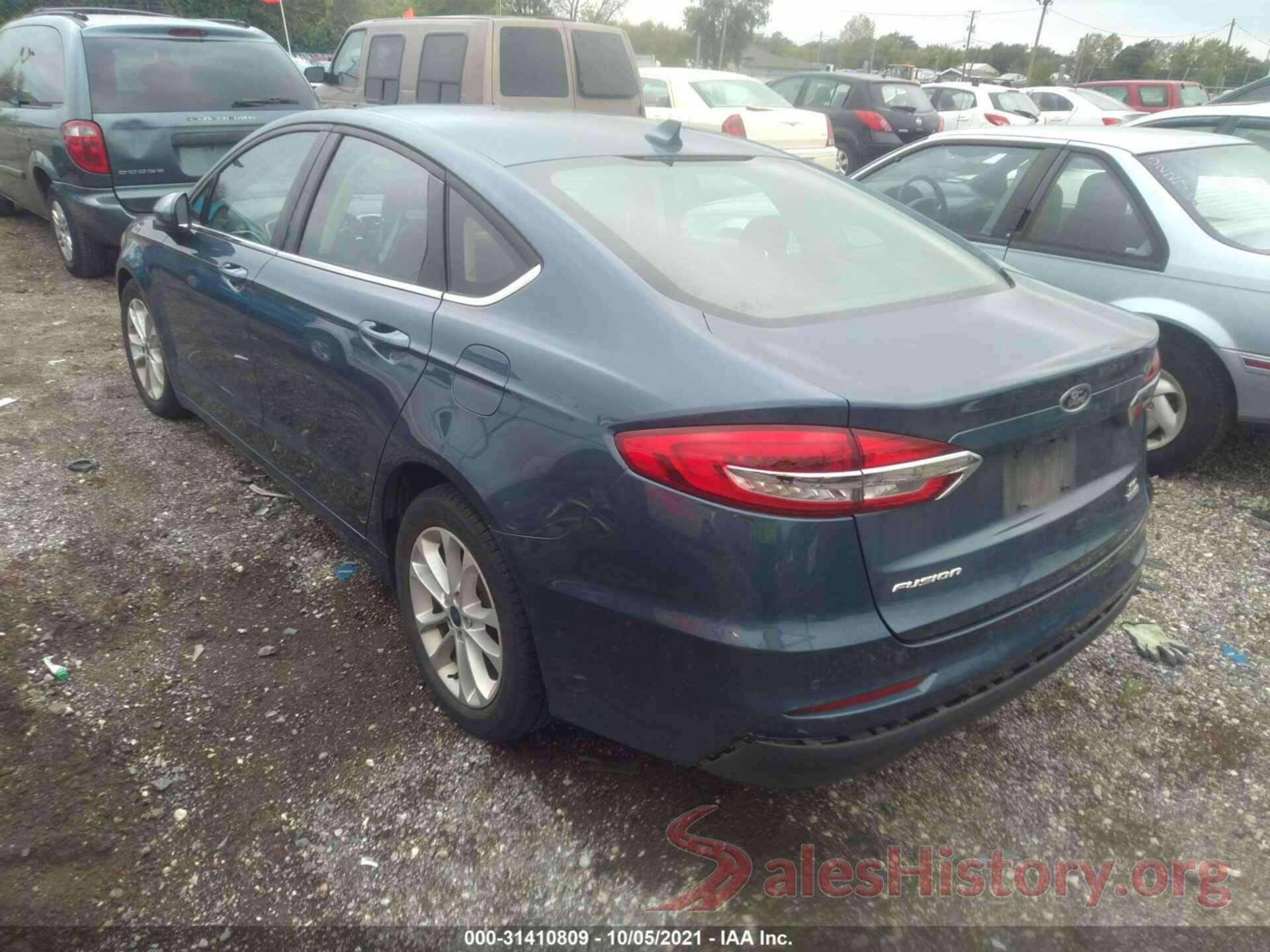 3FA6P0HD9KR186157 2019 FORD FUSION