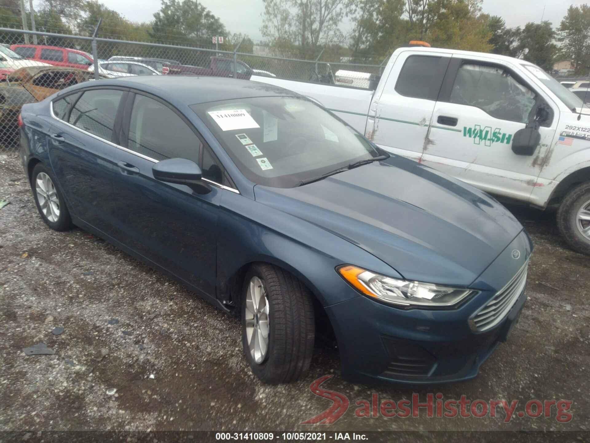 3FA6P0HD9KR186157 2019 FORD FUSION