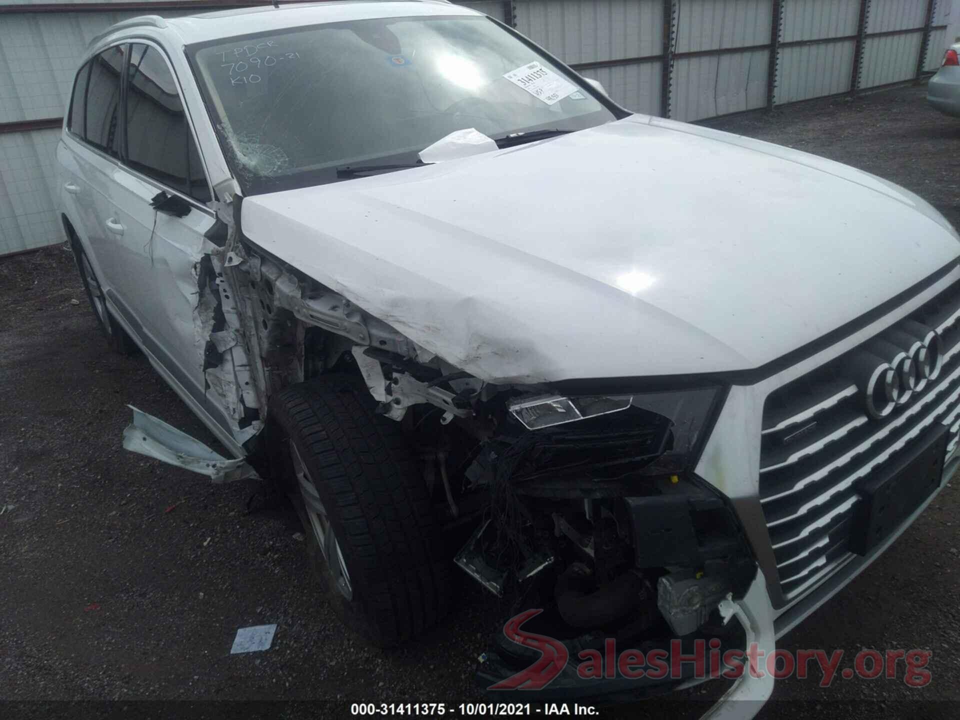 WA1LHAF7XKD024053 2019 AUDI Q7