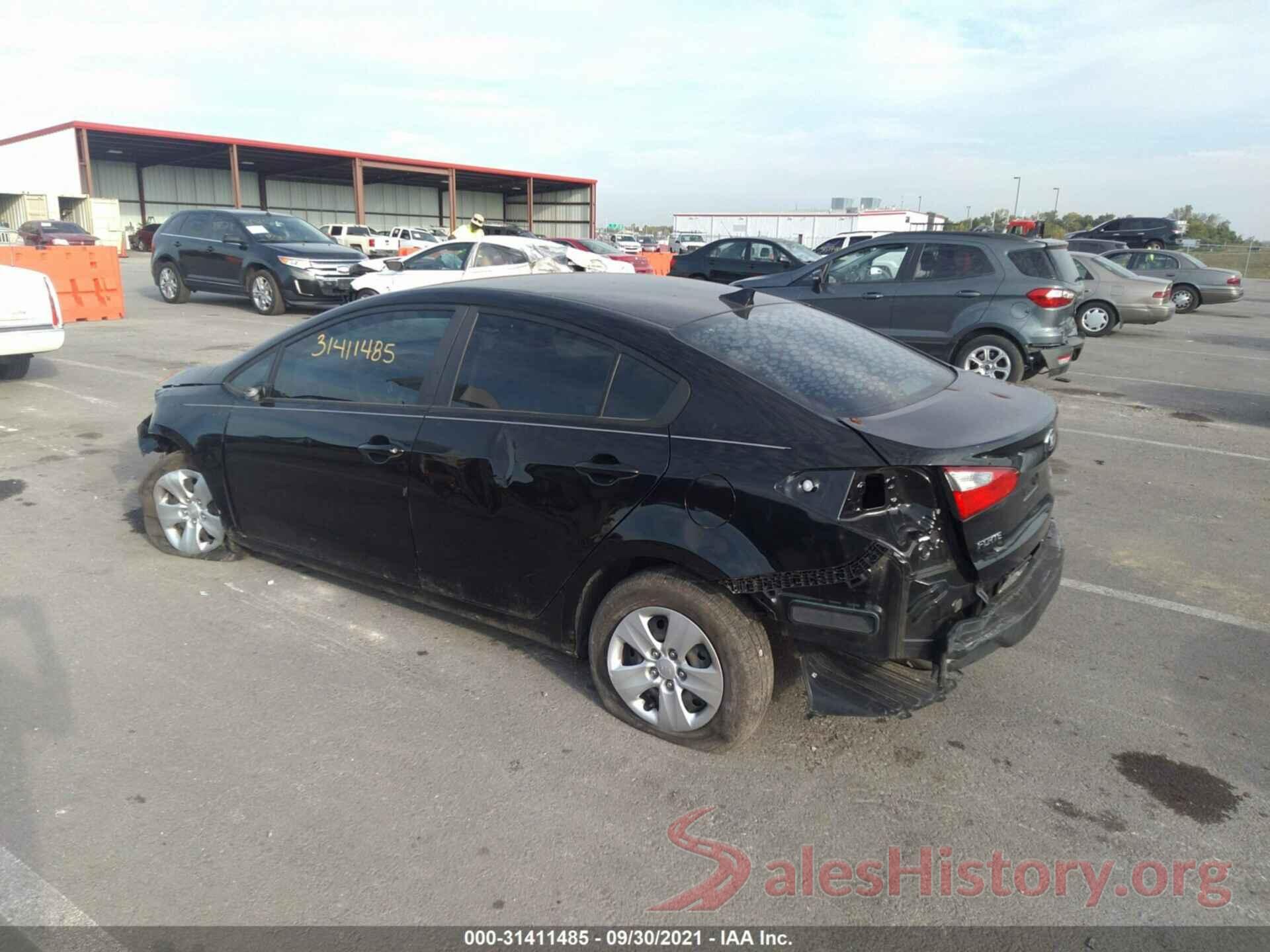 KNAFK4A68G5532489 2016 KIA FORTE