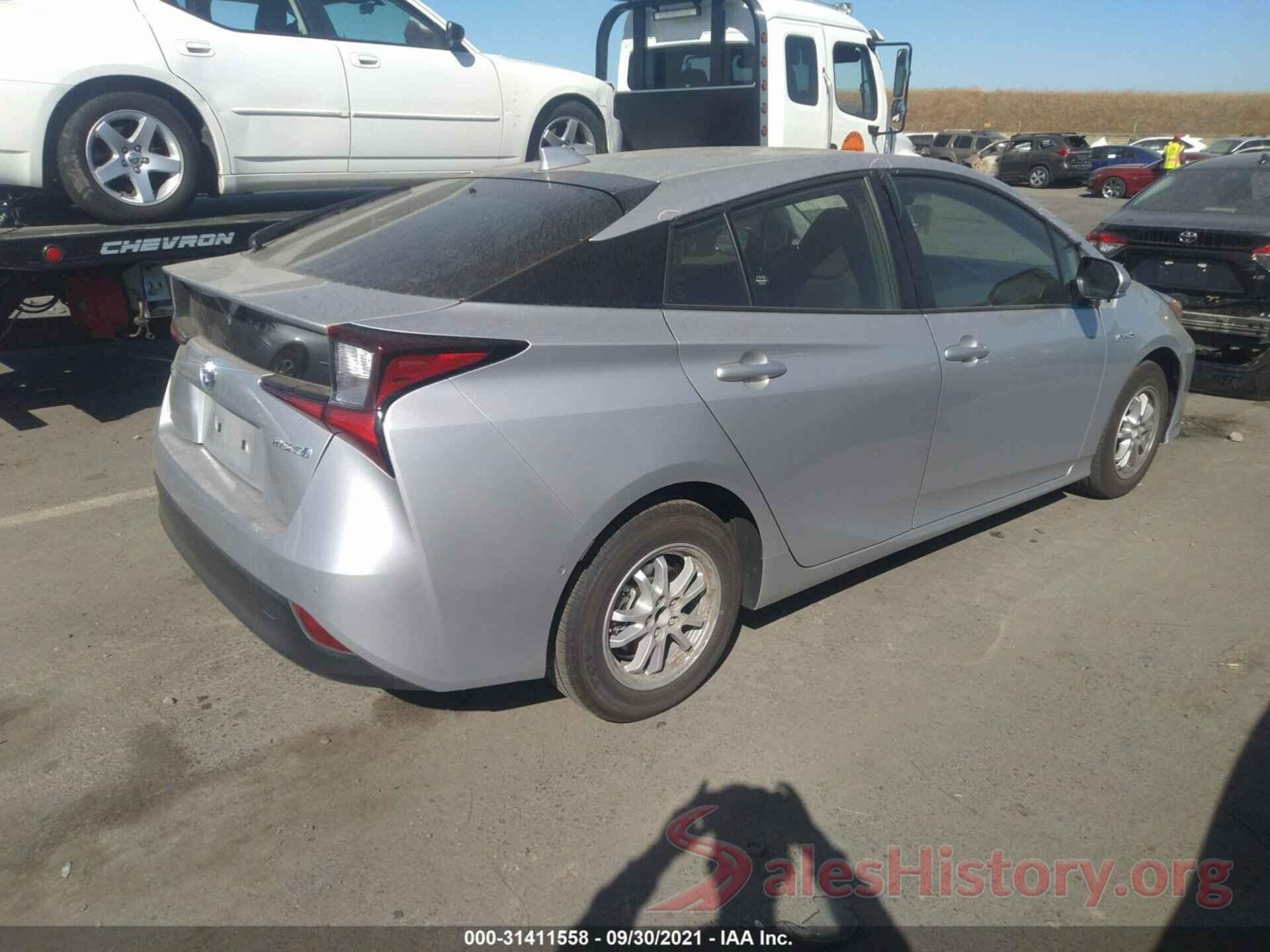 JTDKAMFUXM3150628 2021 TOYOTA PRIUS