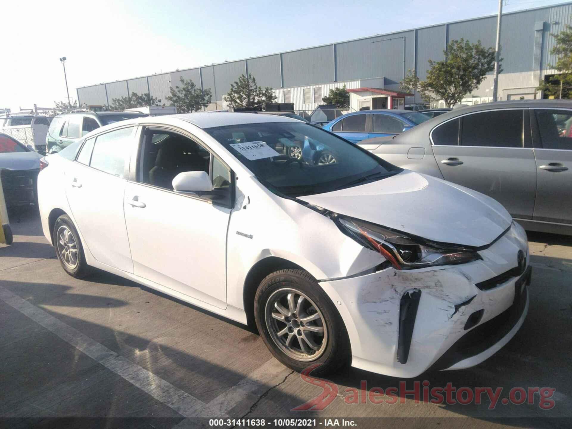 JTDKAMFU5M3146034 2021 TOYOTA PRIUS